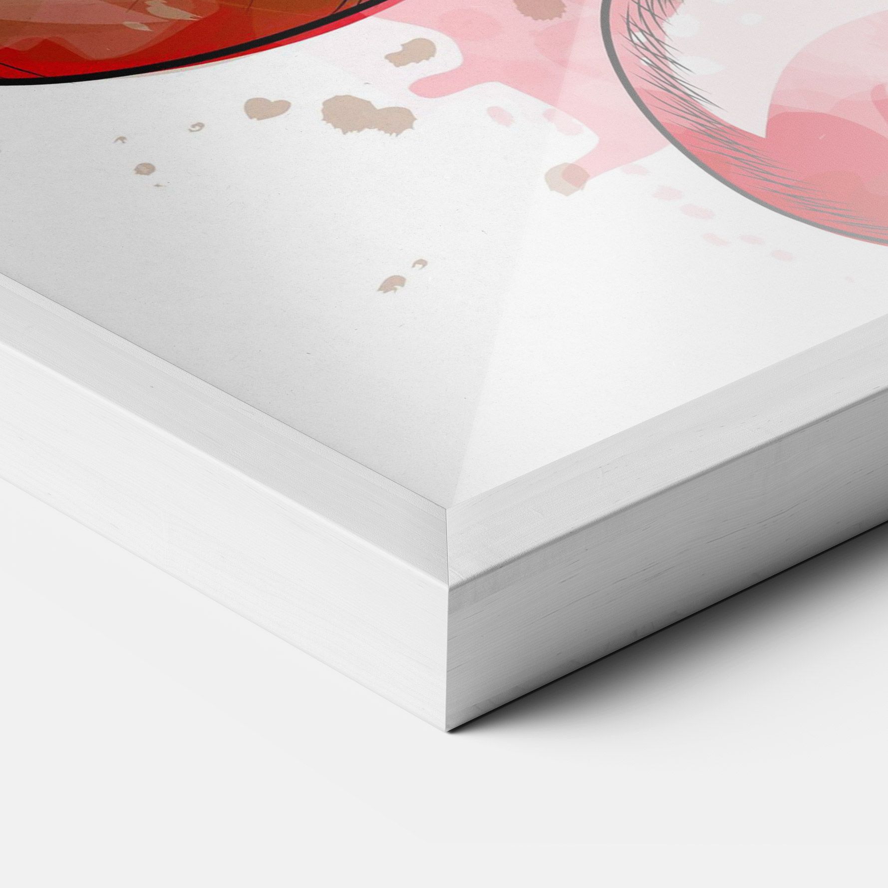 Red Painted Gloves mockup 3