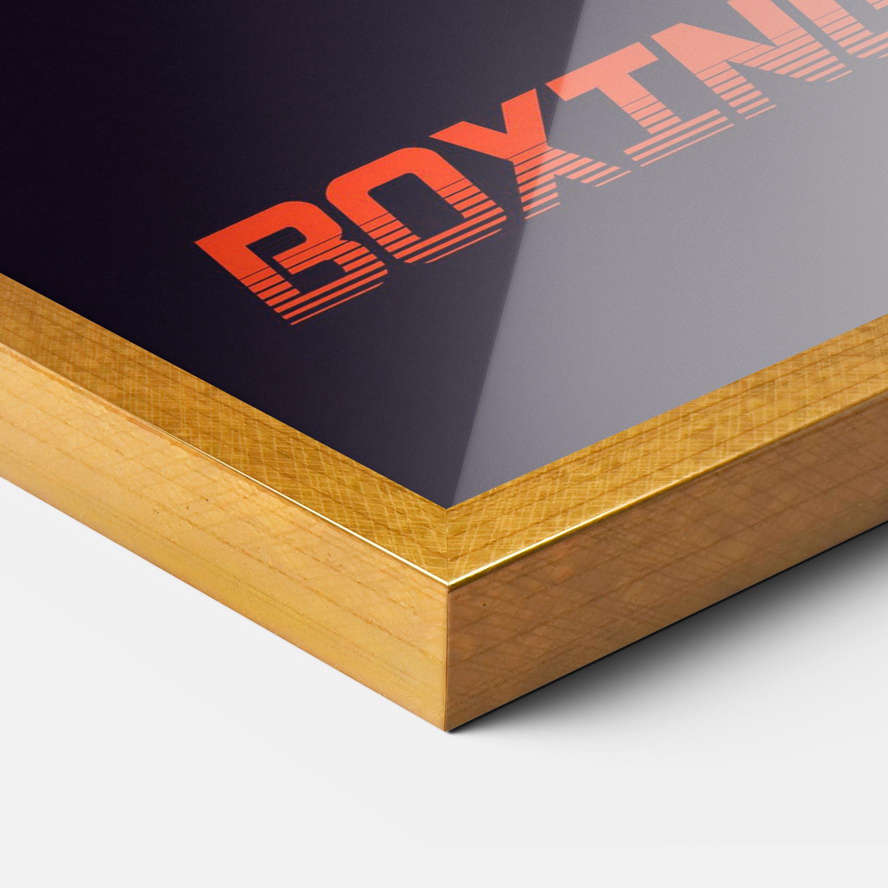 Keretezett Poszter Boxing Strong Match mockup 3