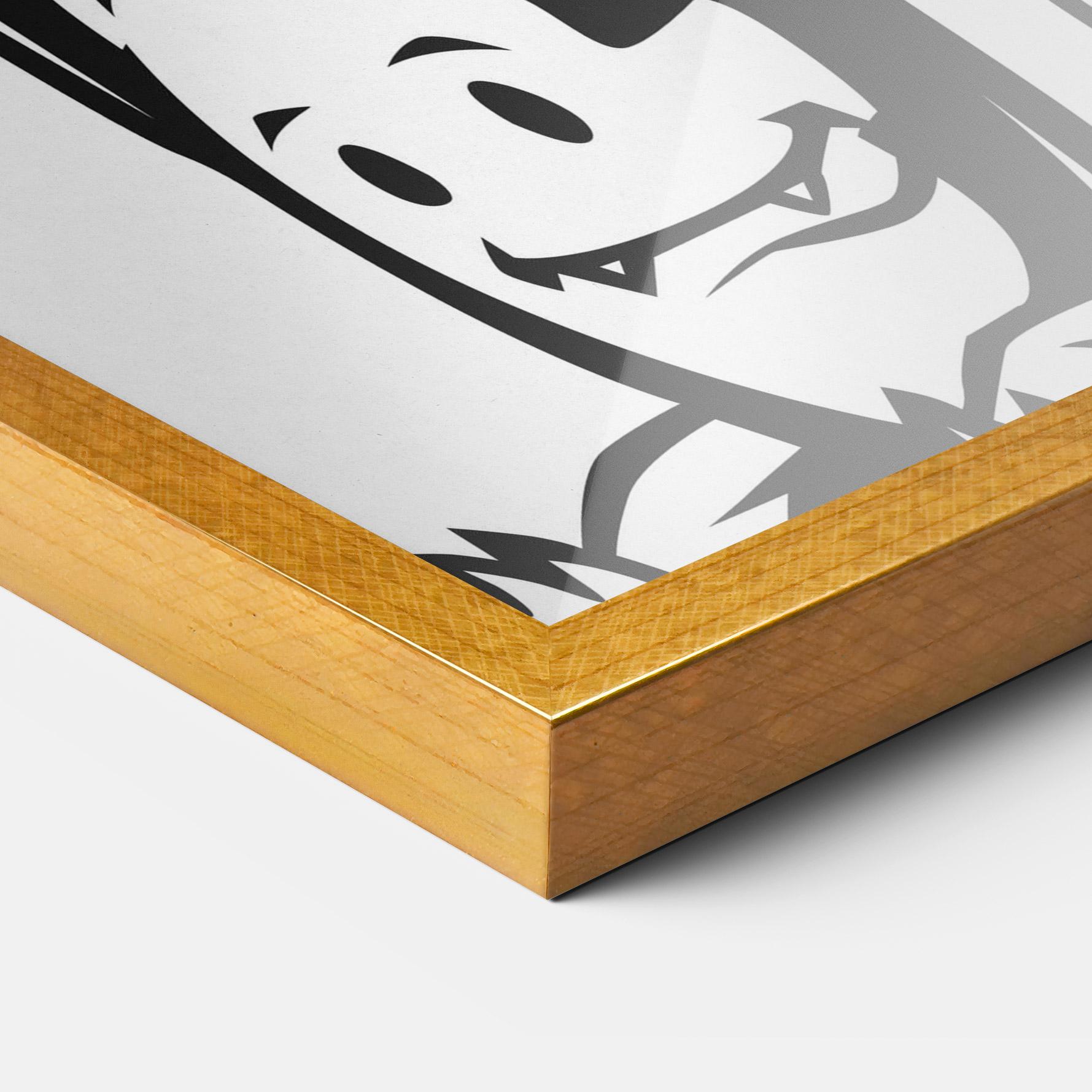 Keretezett Poszter Woman Boxing mockup 3