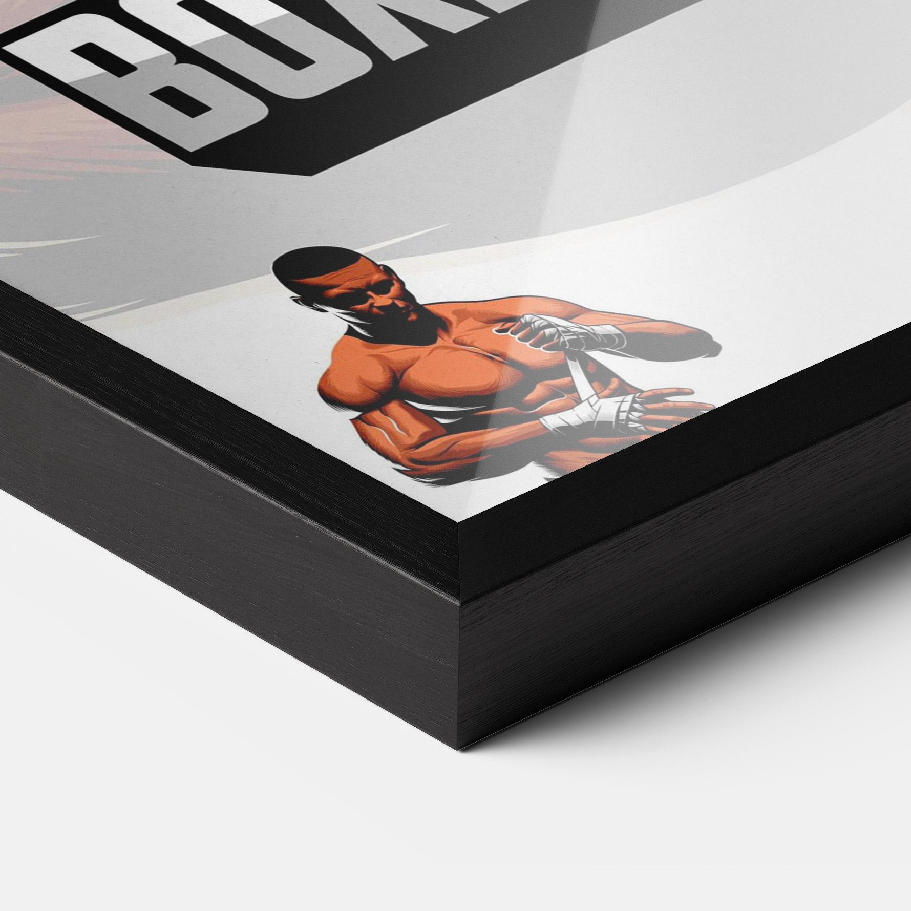 Keretezett Poszter Training Fighter mockup 3