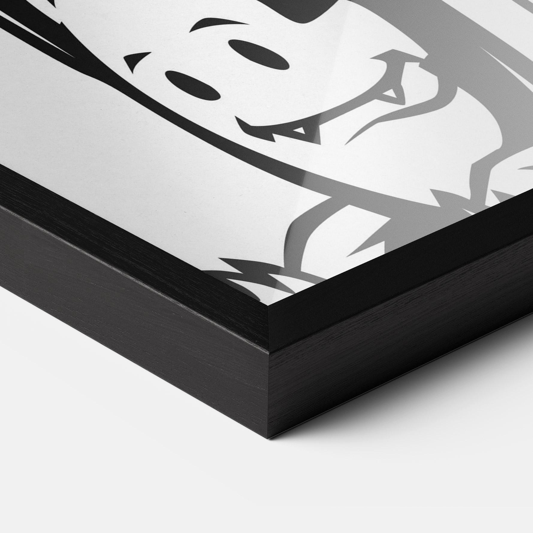 Keretezett Poszter Woman Boxing mockup 3