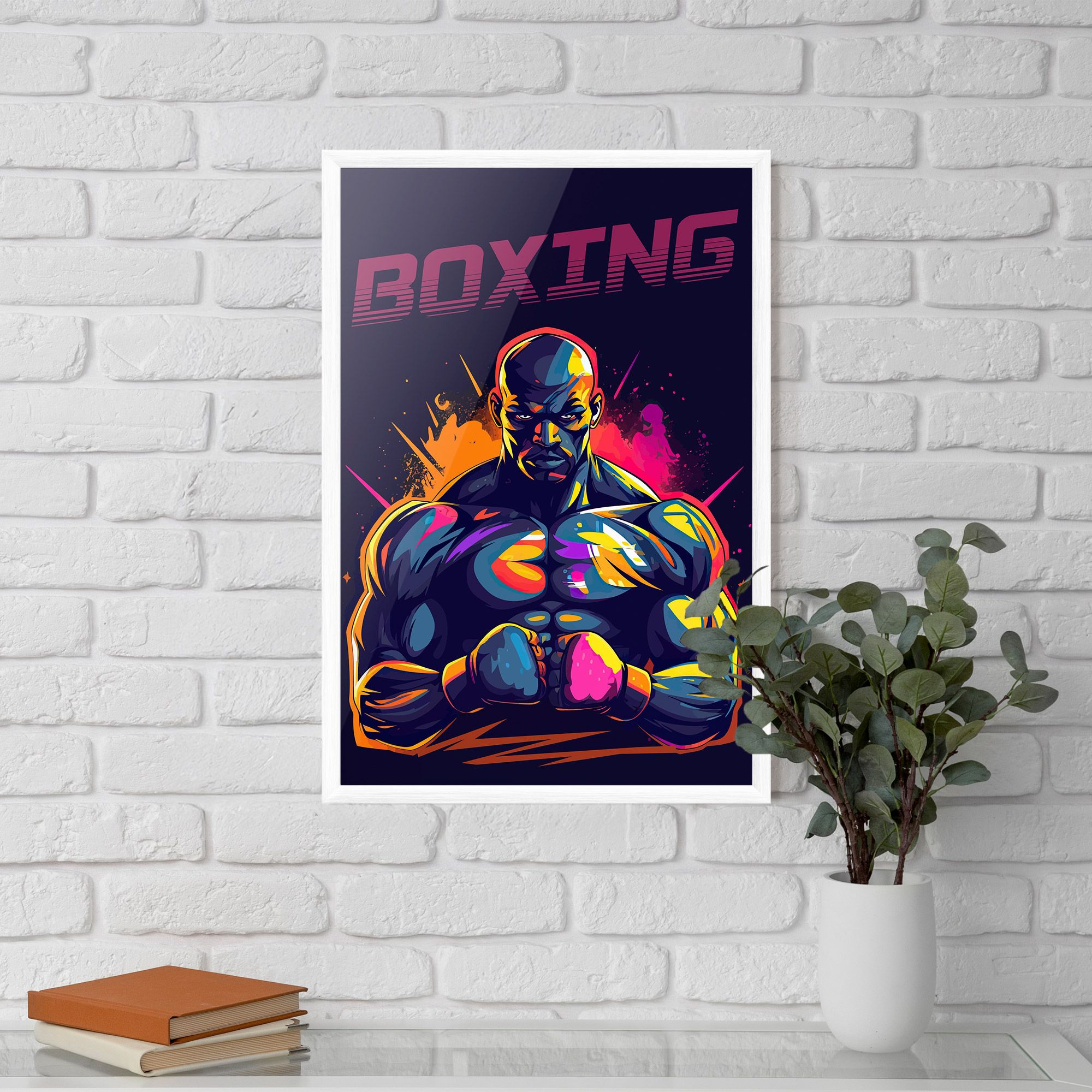 Yellow Pink Box mockup 5