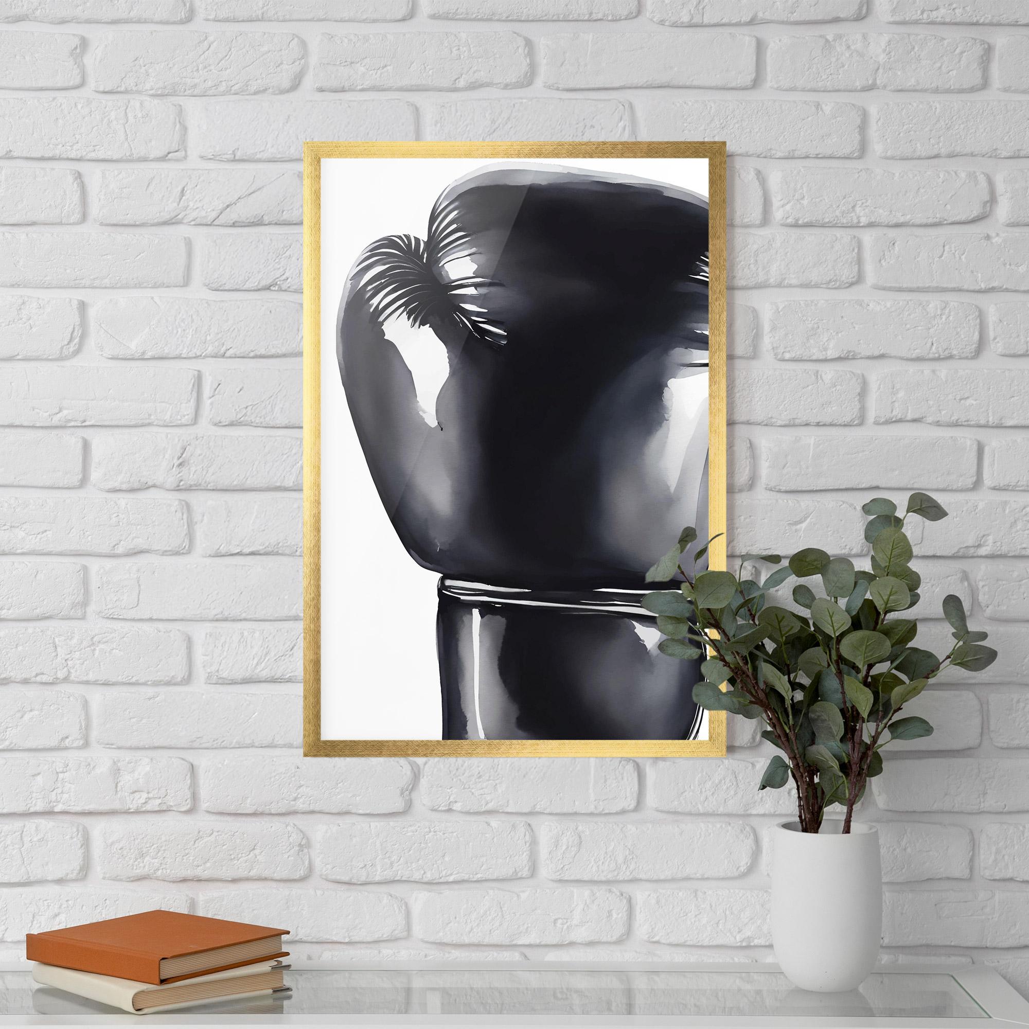 Keretezett Poszter Black Box Glove mockup 5