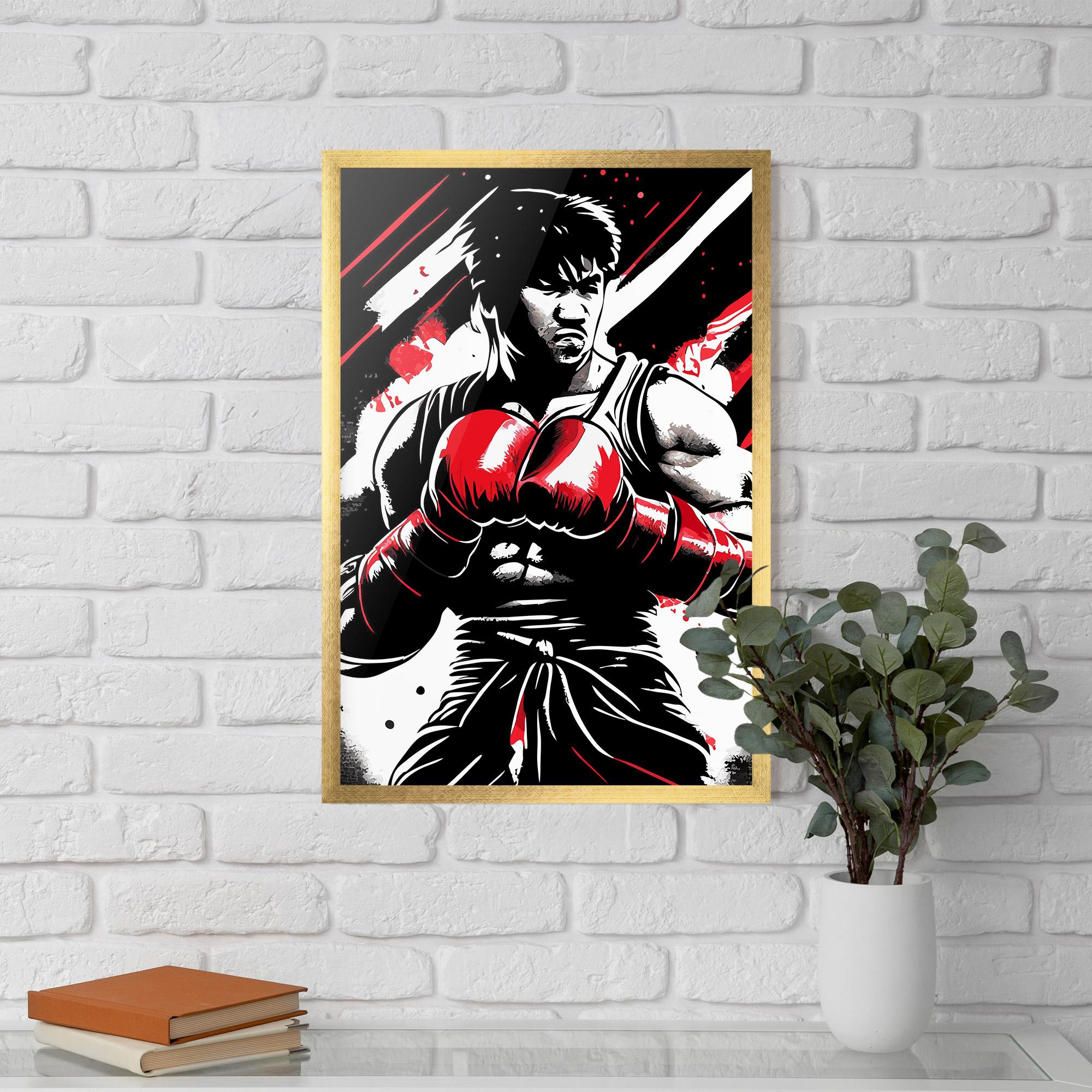 Keretezett Poszter Glove Video Game mockup 5