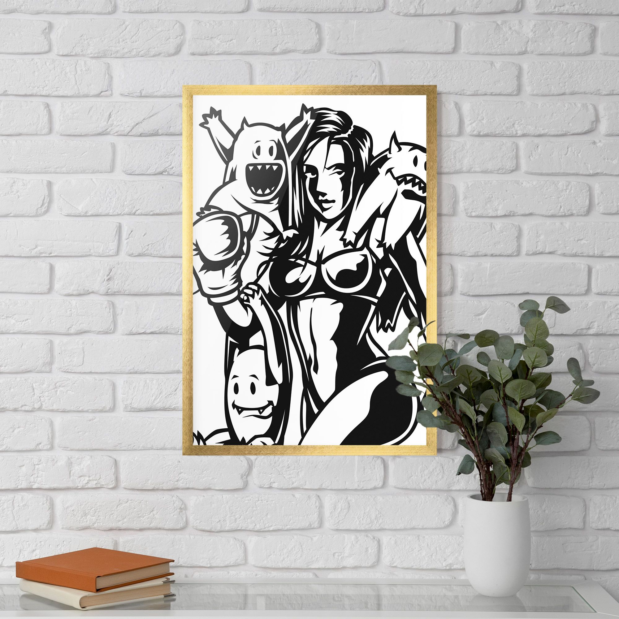 Woman Boxing mockup 5