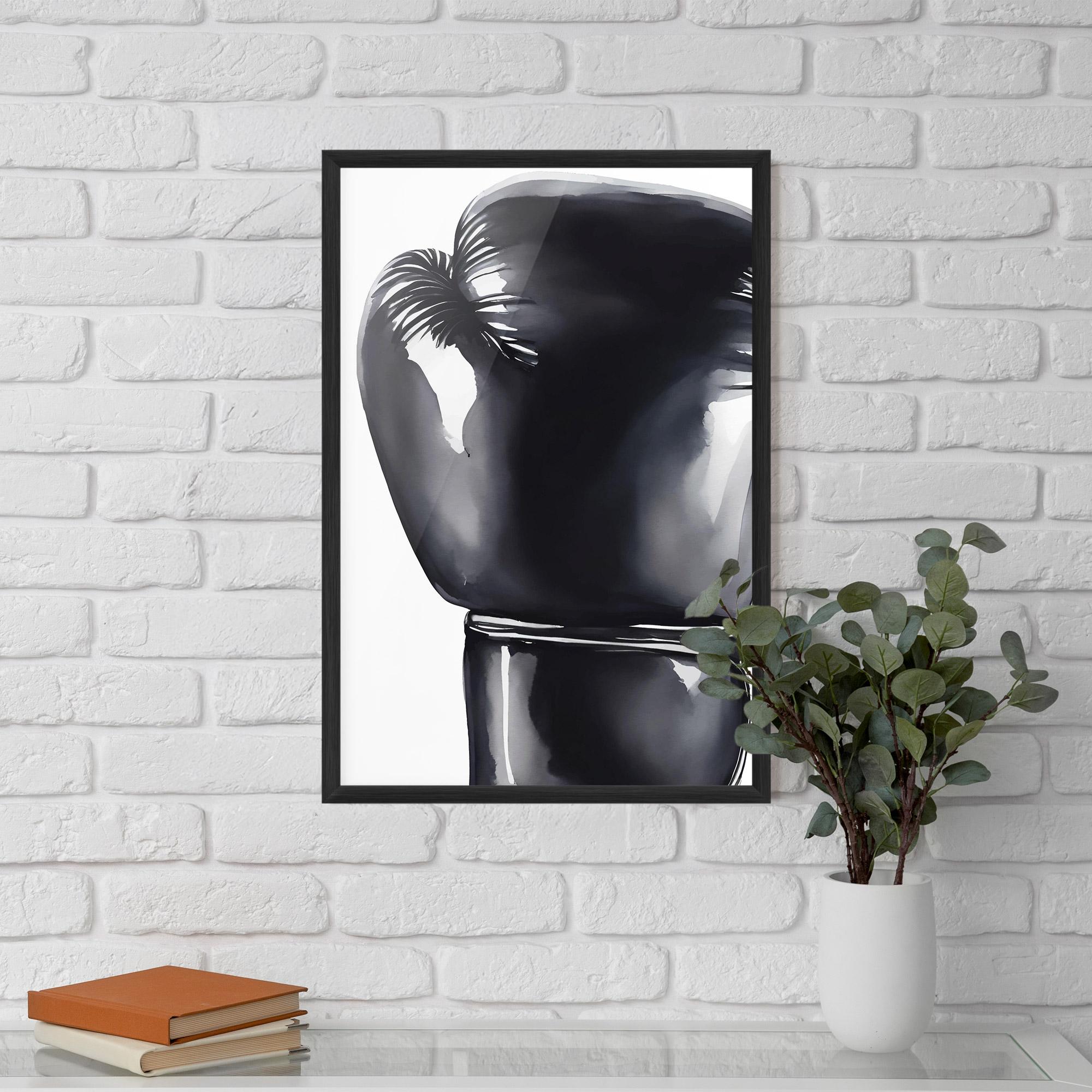 Keretezett Poszter Black Box Glove mockup 5