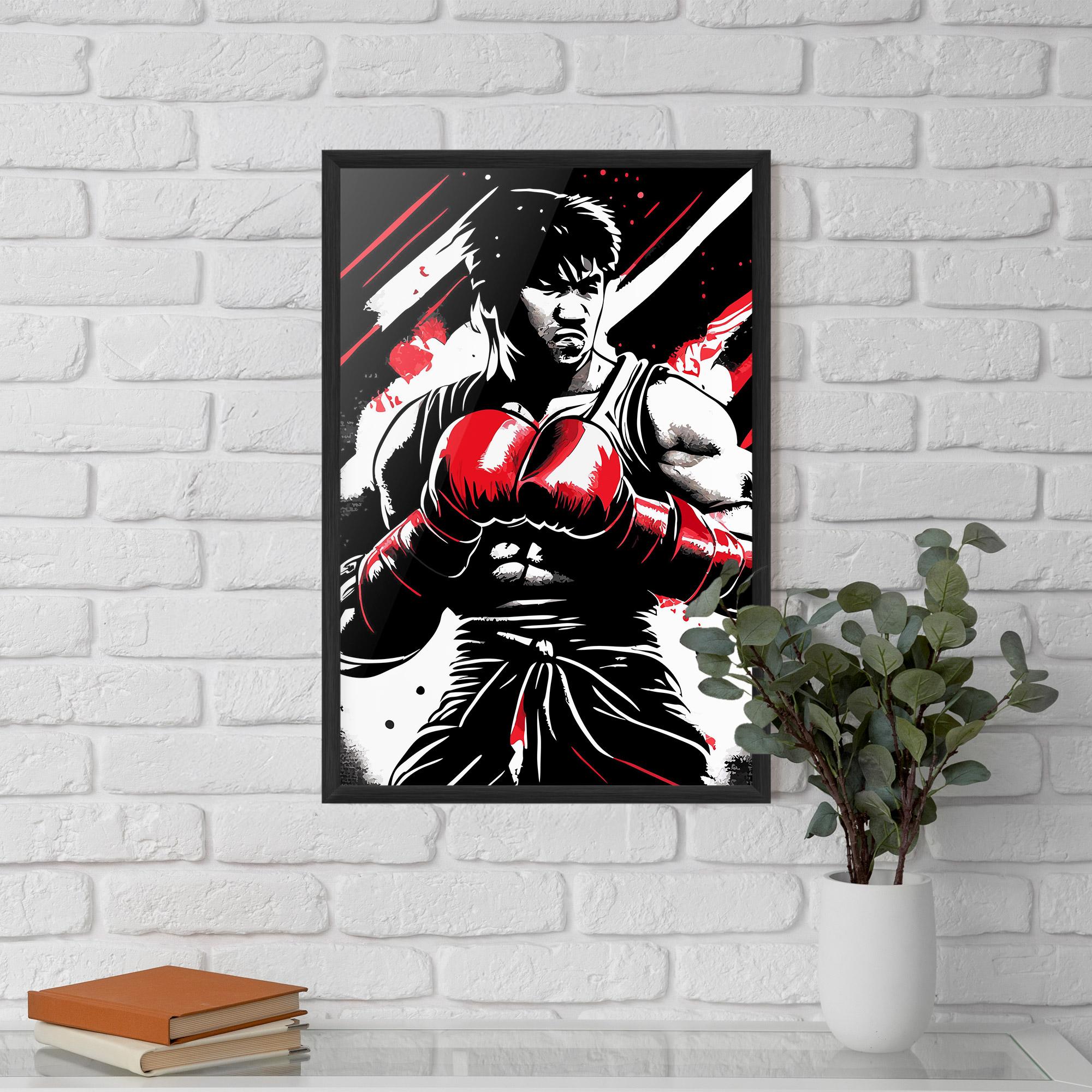 Keretezett Poszter Glove Video Game mockup 5