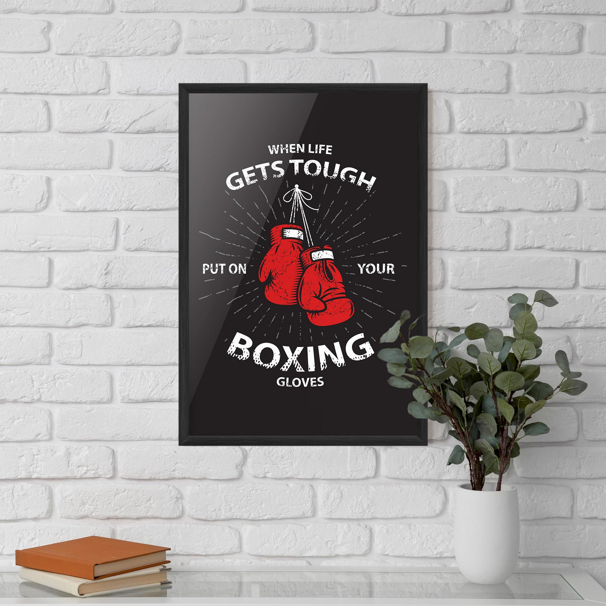 Keretezett Poszter Tough Life mockup 5