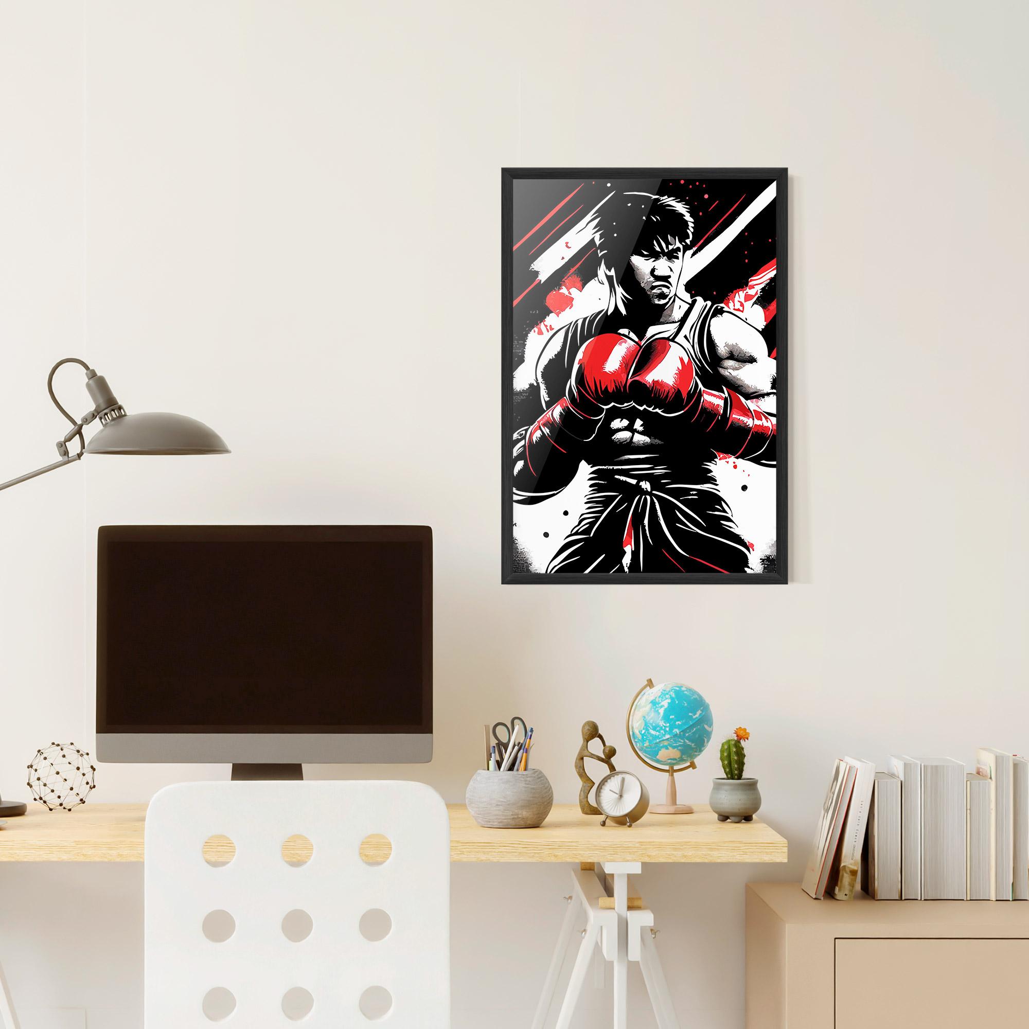 Keretezett Poszter Glove Video Game mockup 6