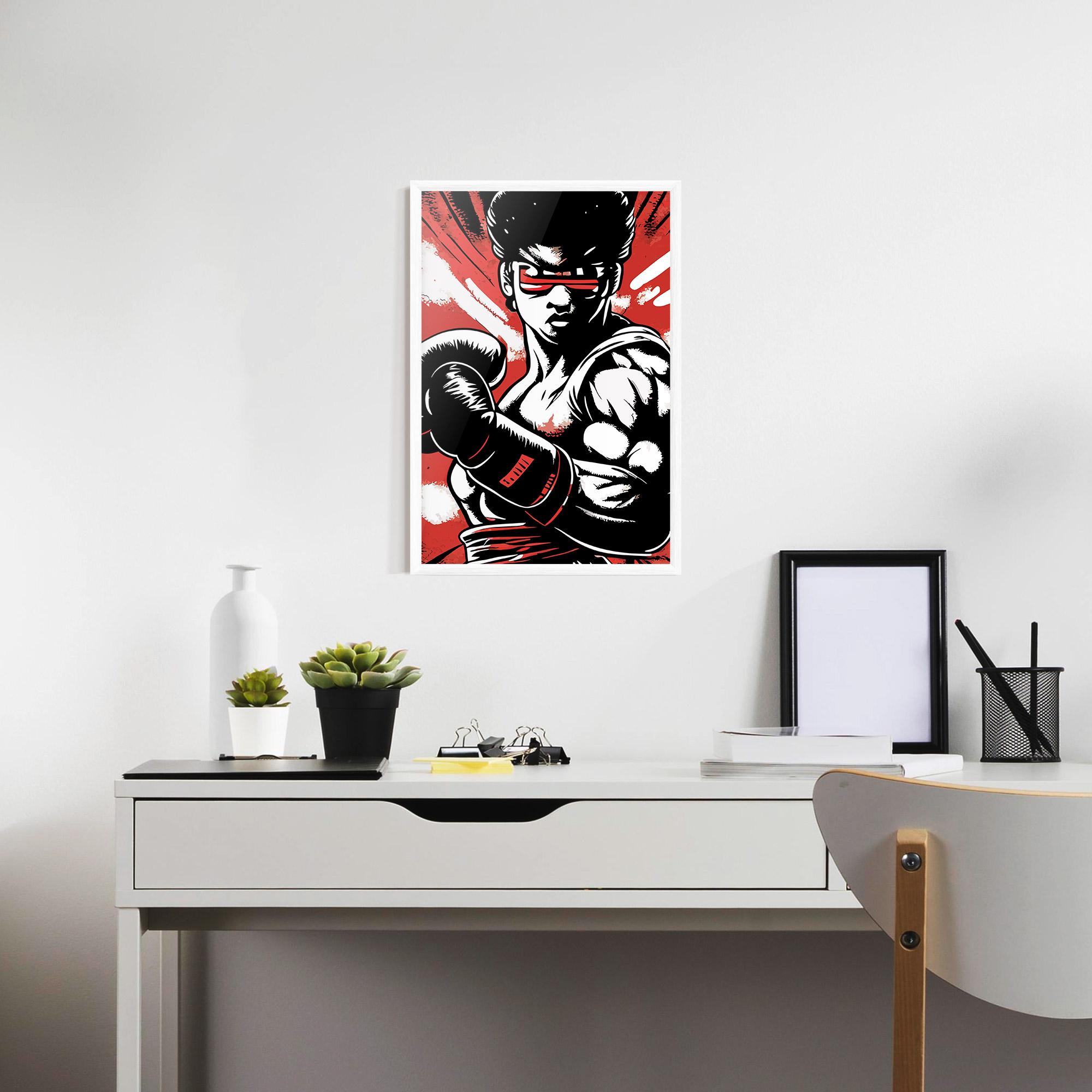 Keretezett Poszter Video Game Box mockup 7