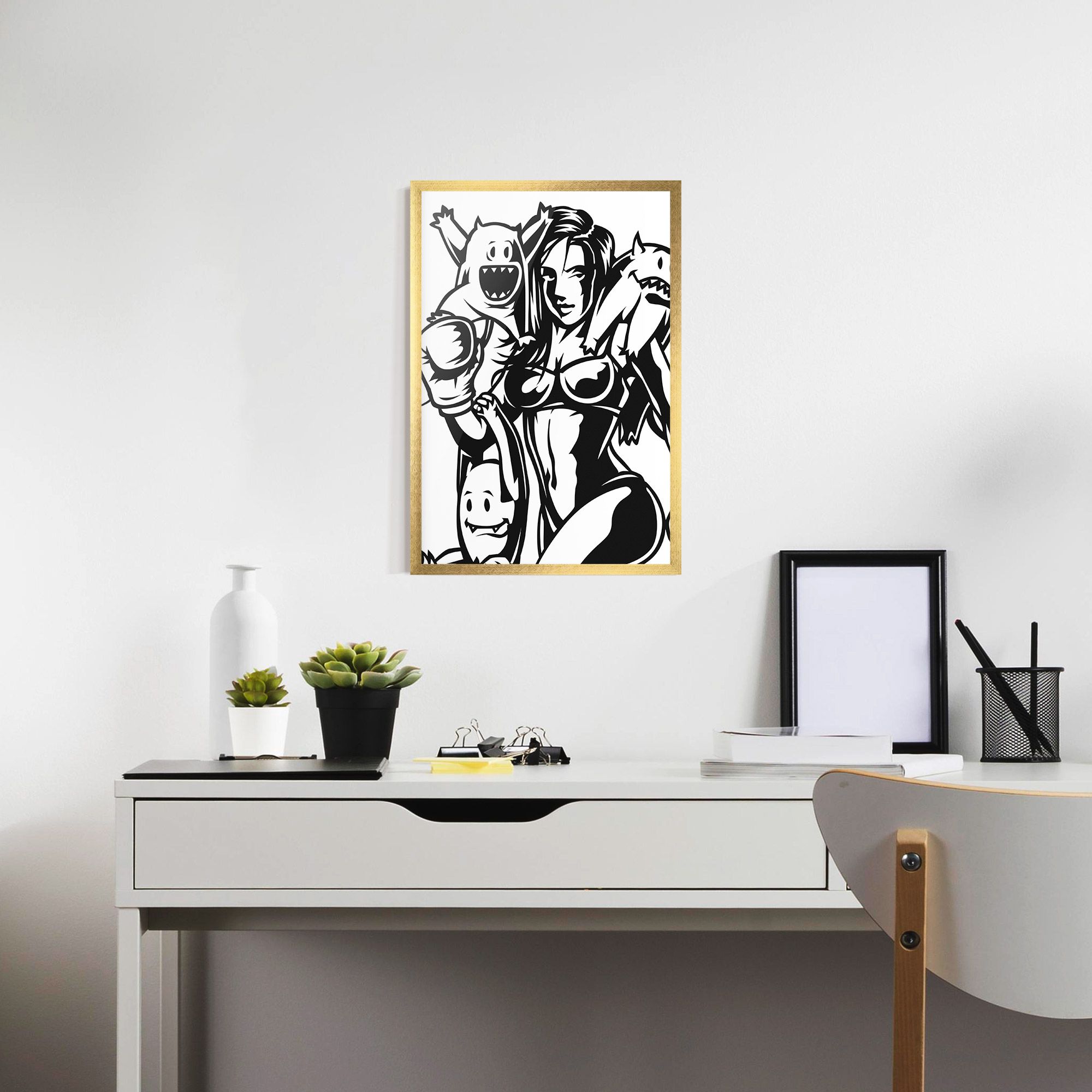 Woman Boxing mockup 7