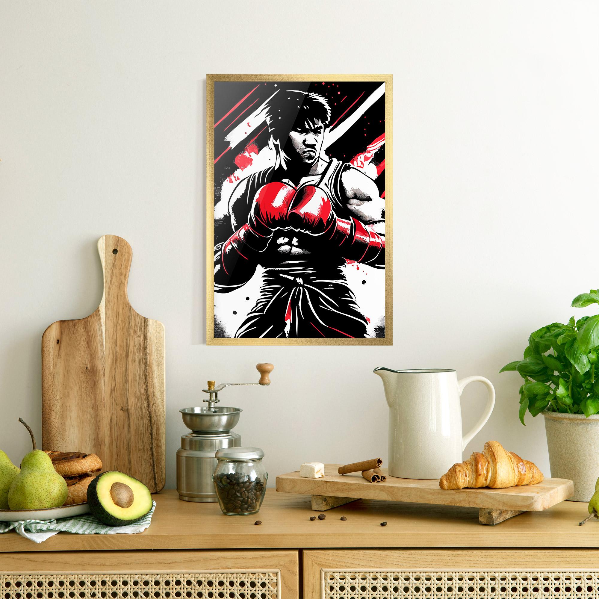 Keretezett Poszter Glove Video Game mockup 8