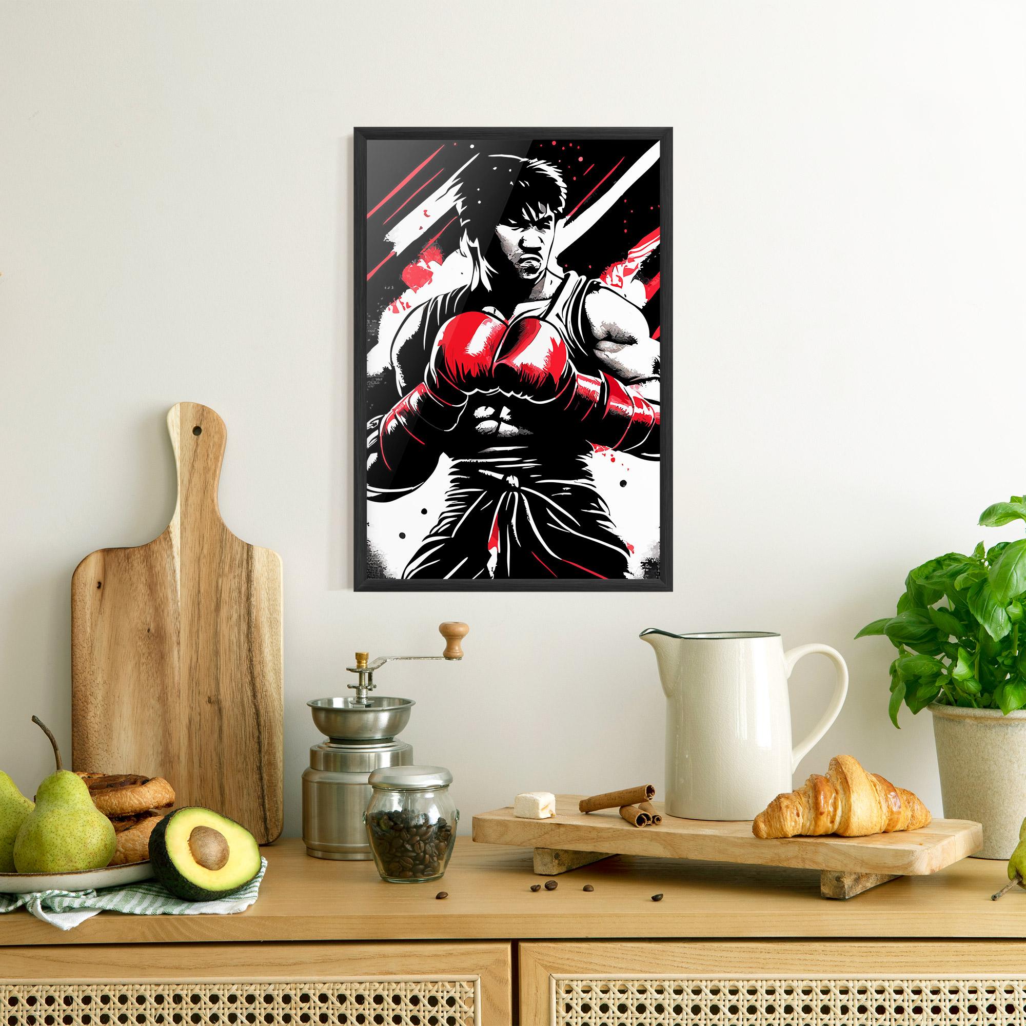 Keretezett Poszter Glove Video Game mockup 8