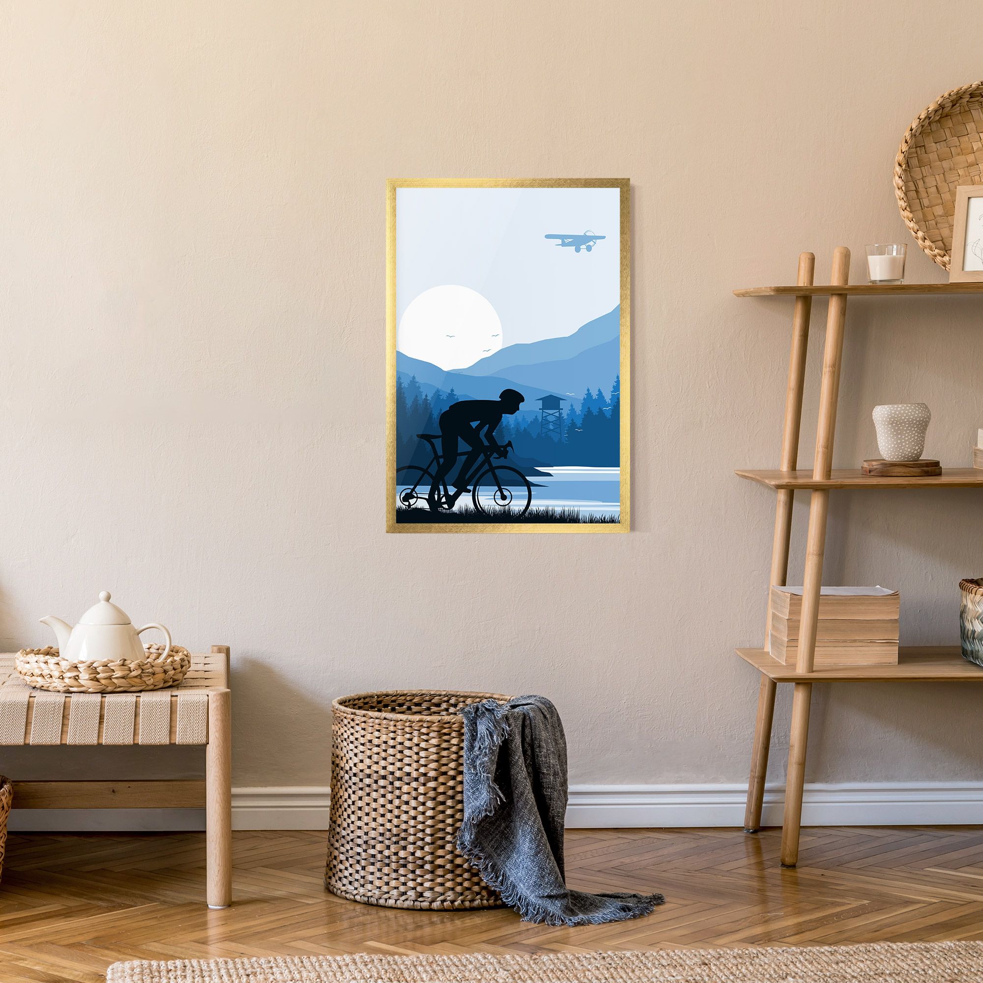 Blue Light Bike mockup 9