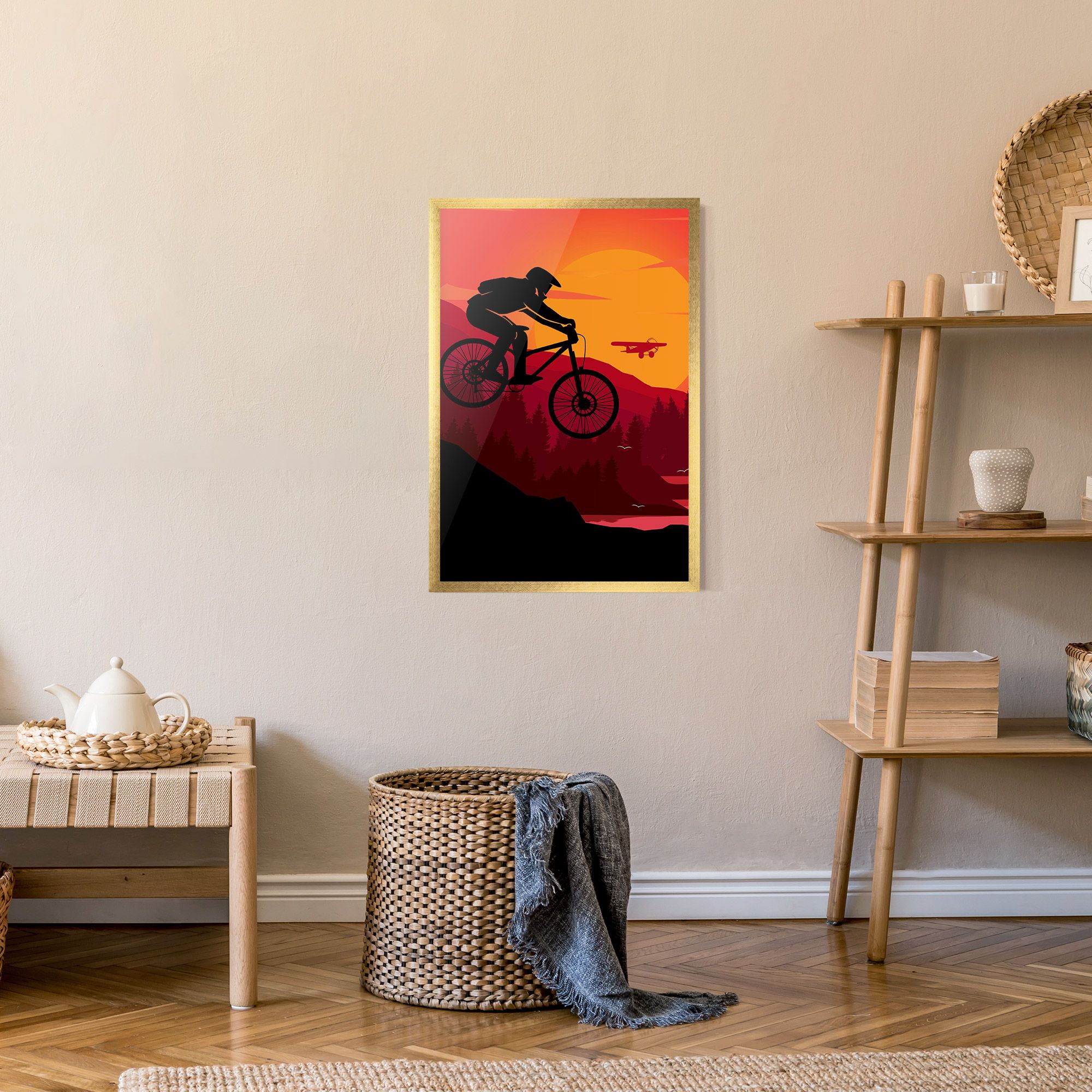 Mountain Bike Sunset mockup 9