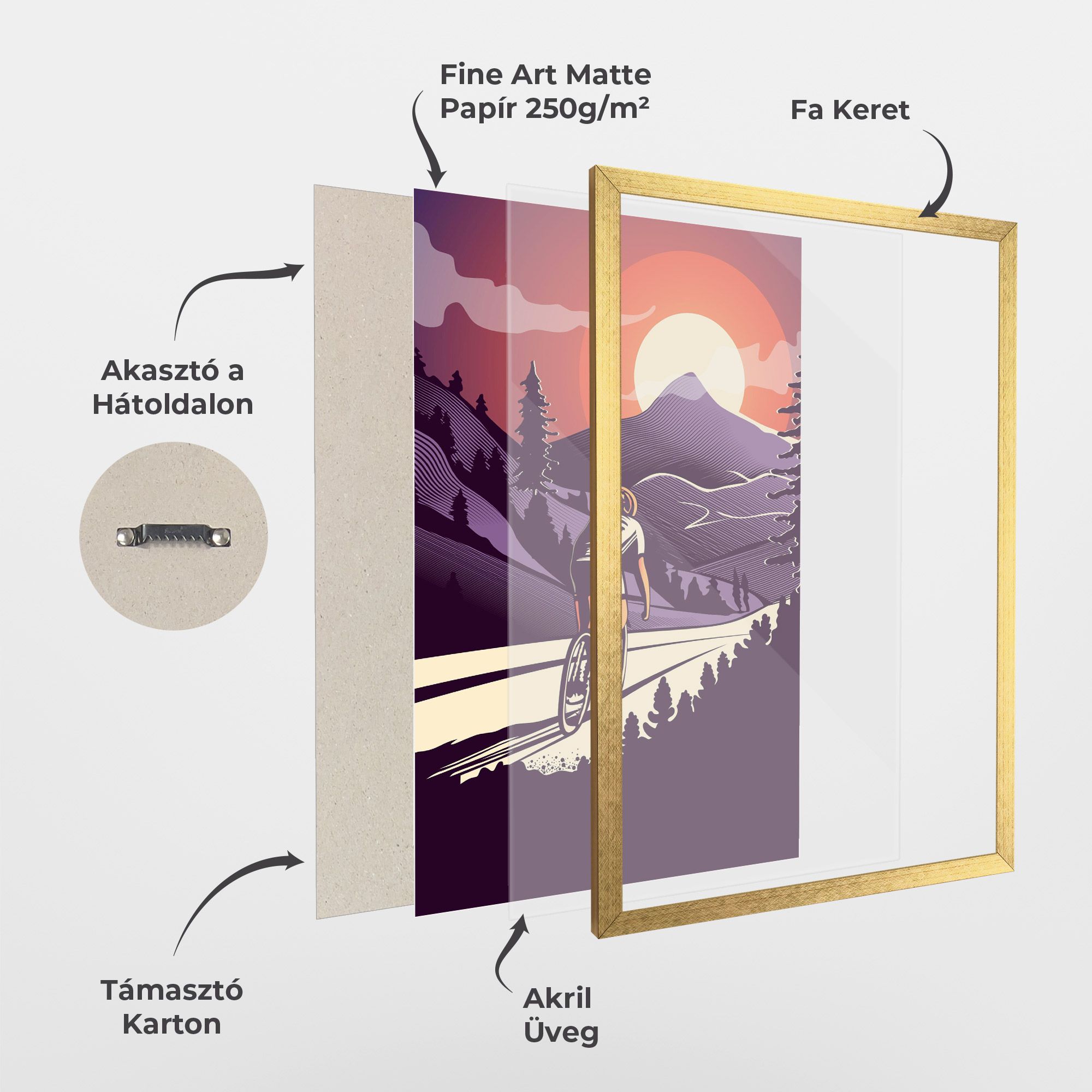 Cycling Sunset mockup 1