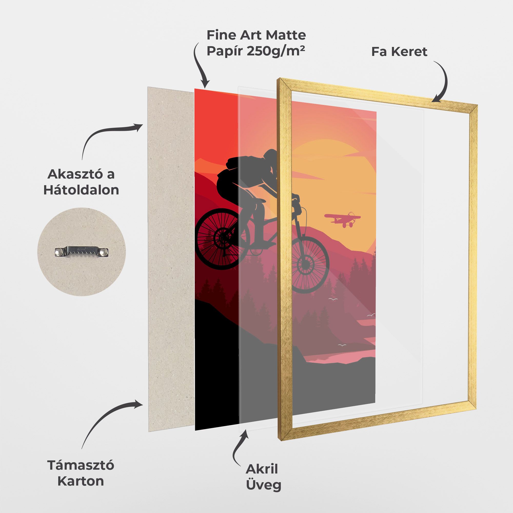 Mountain Bike Sunset mockup 1