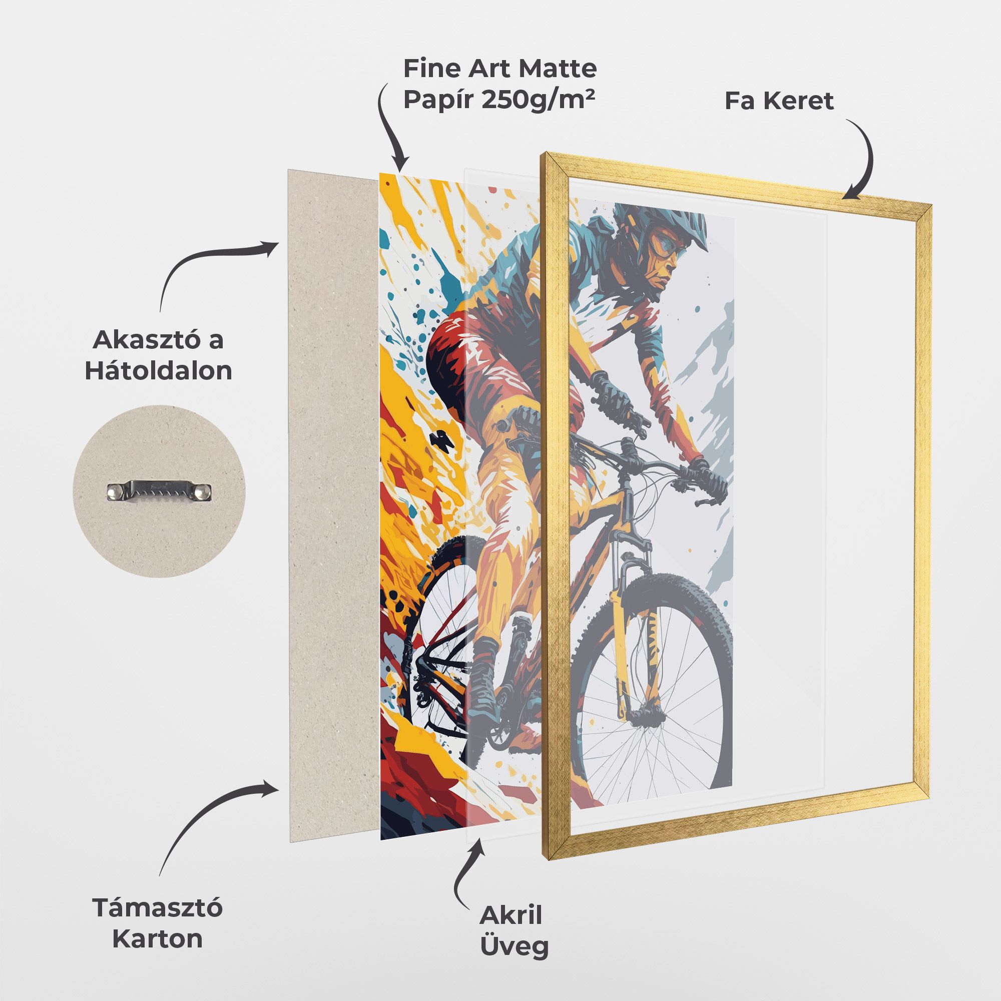Yellow Bike Art mockup 1