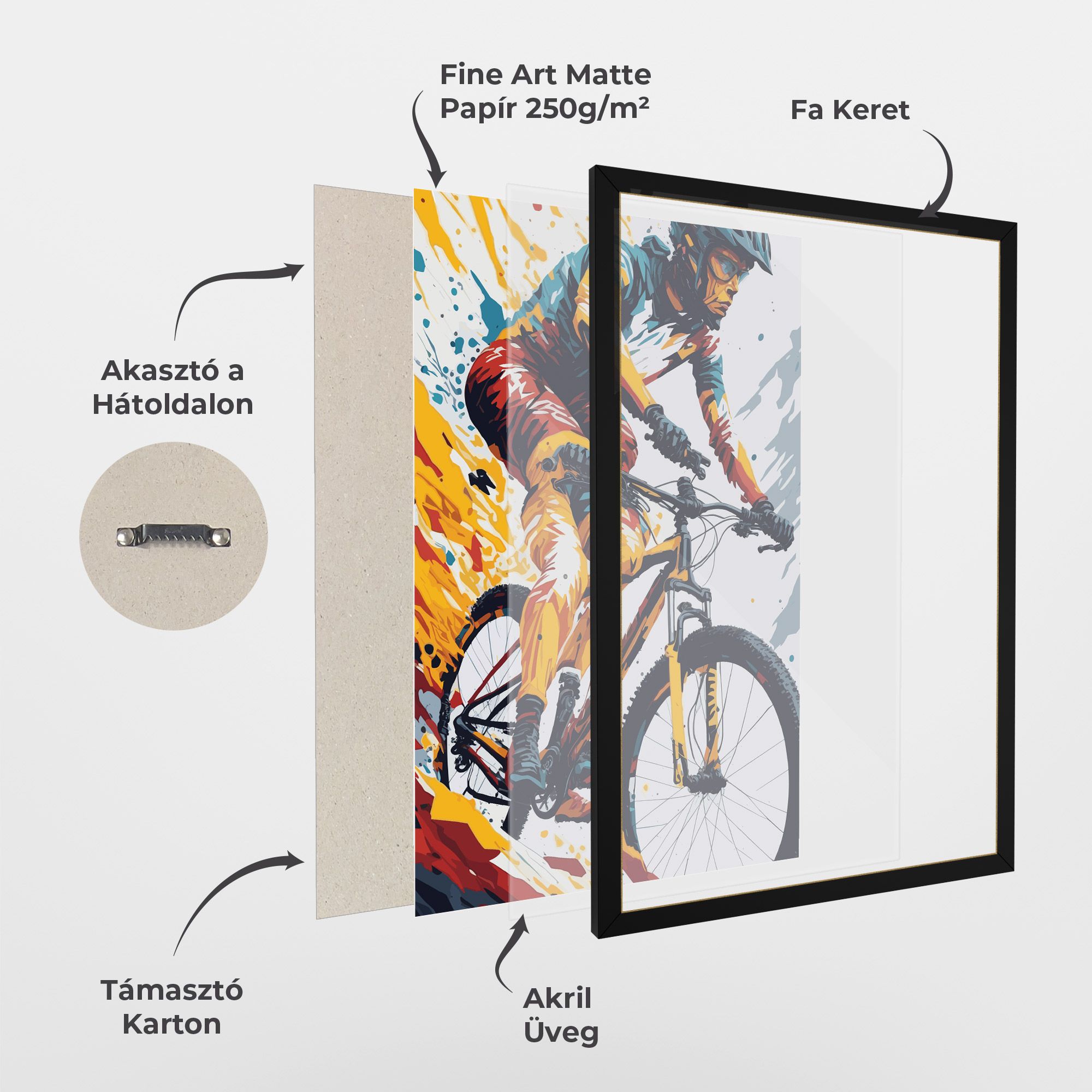 Yellow Bike Art mockup 1