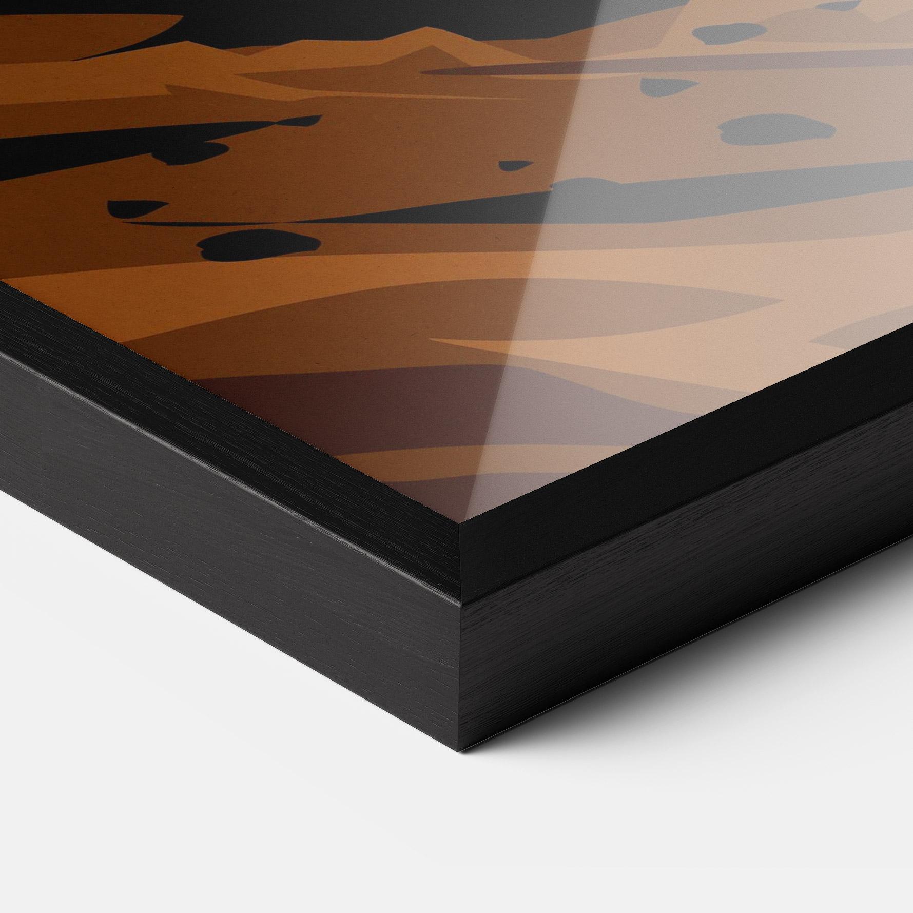 Keretezett Poszter Downhill Bike mockup 3