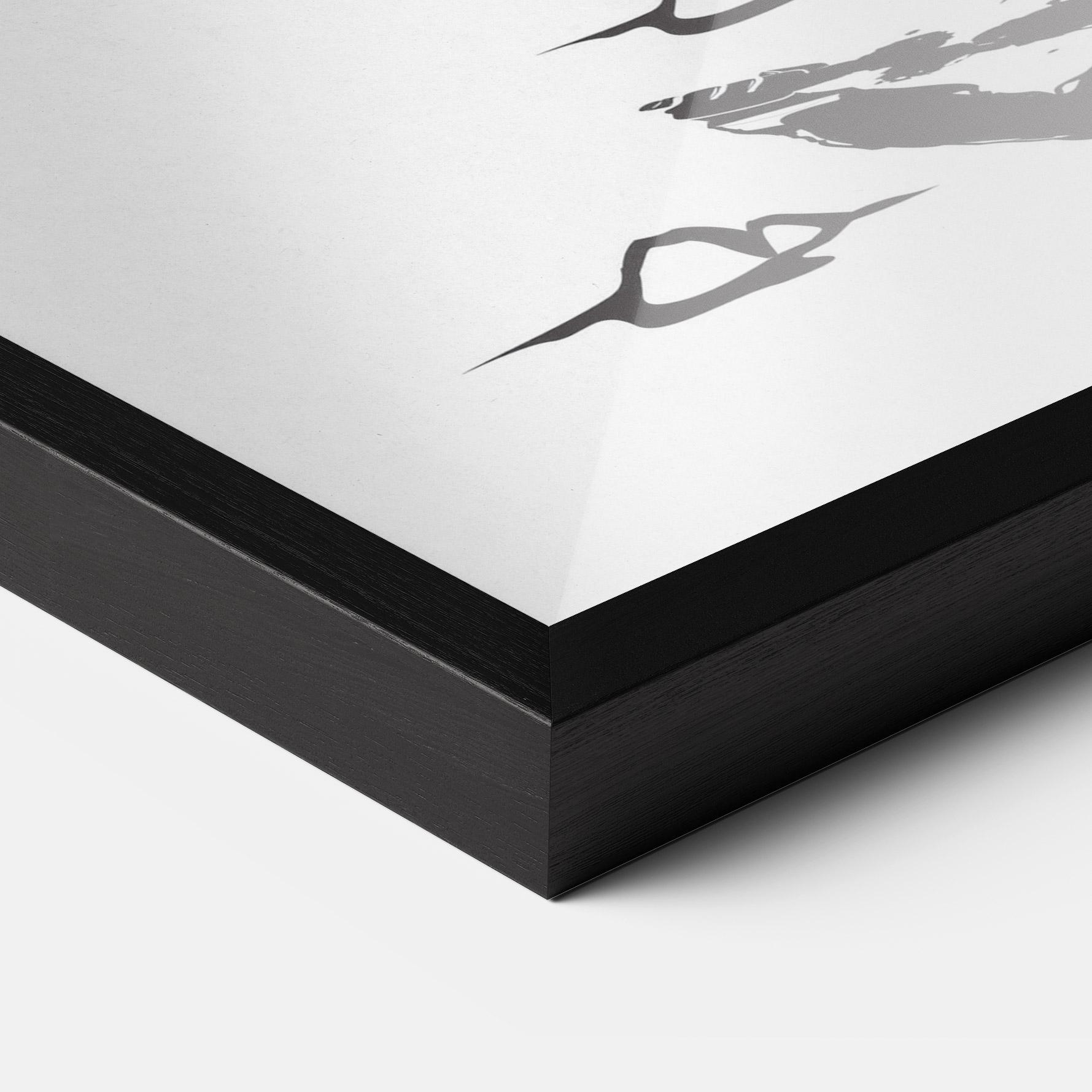 Keretezett Poszter Standing Downhill mockup 3