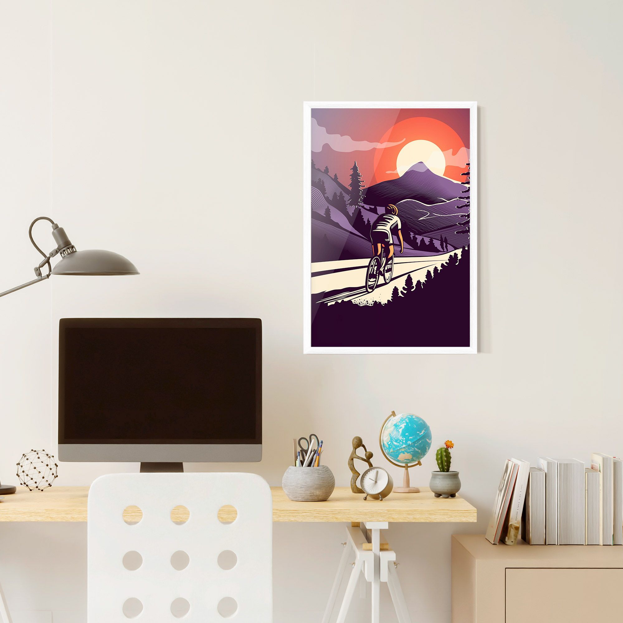 Cycling Sunset mockup 6