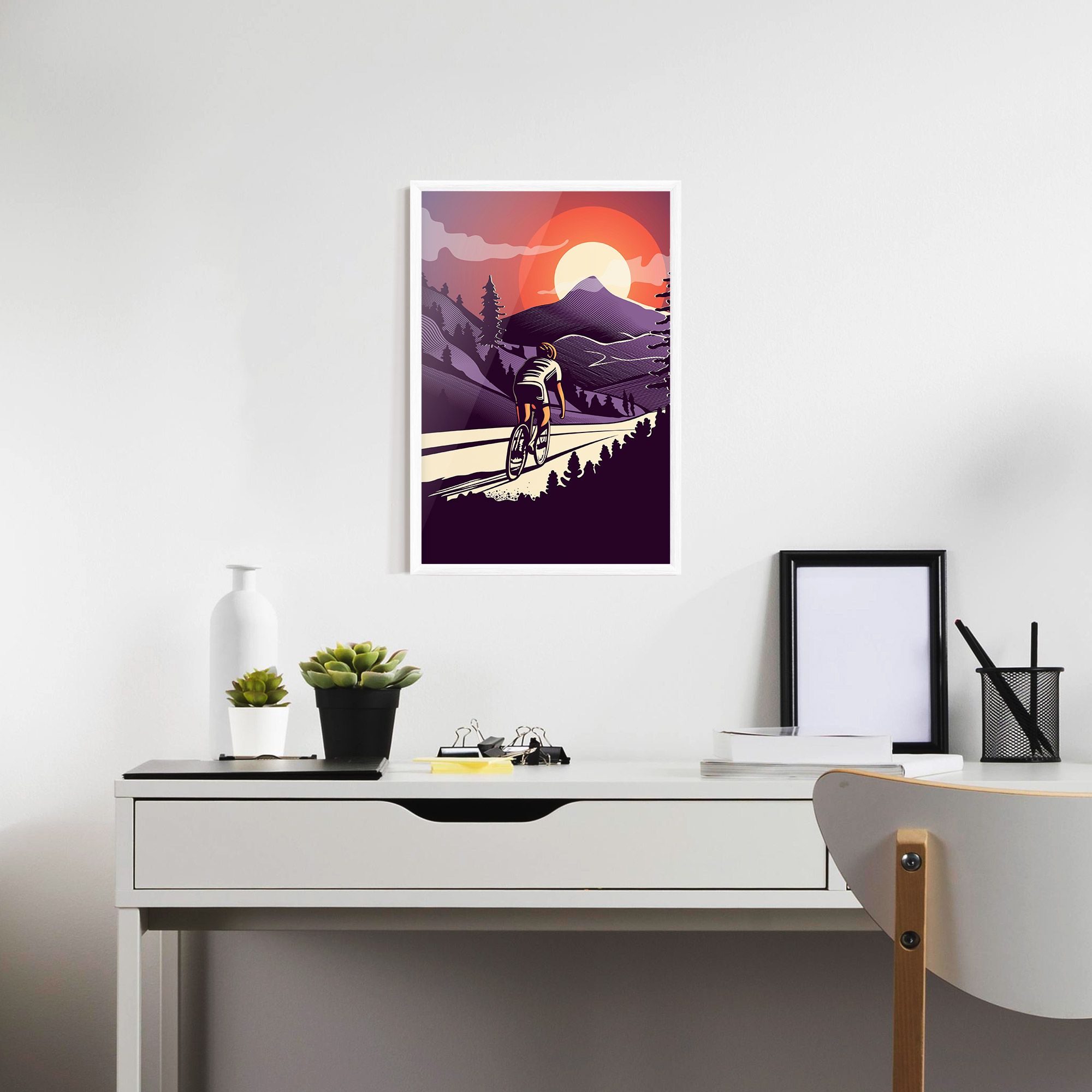 Cycling Sunset mockup 7