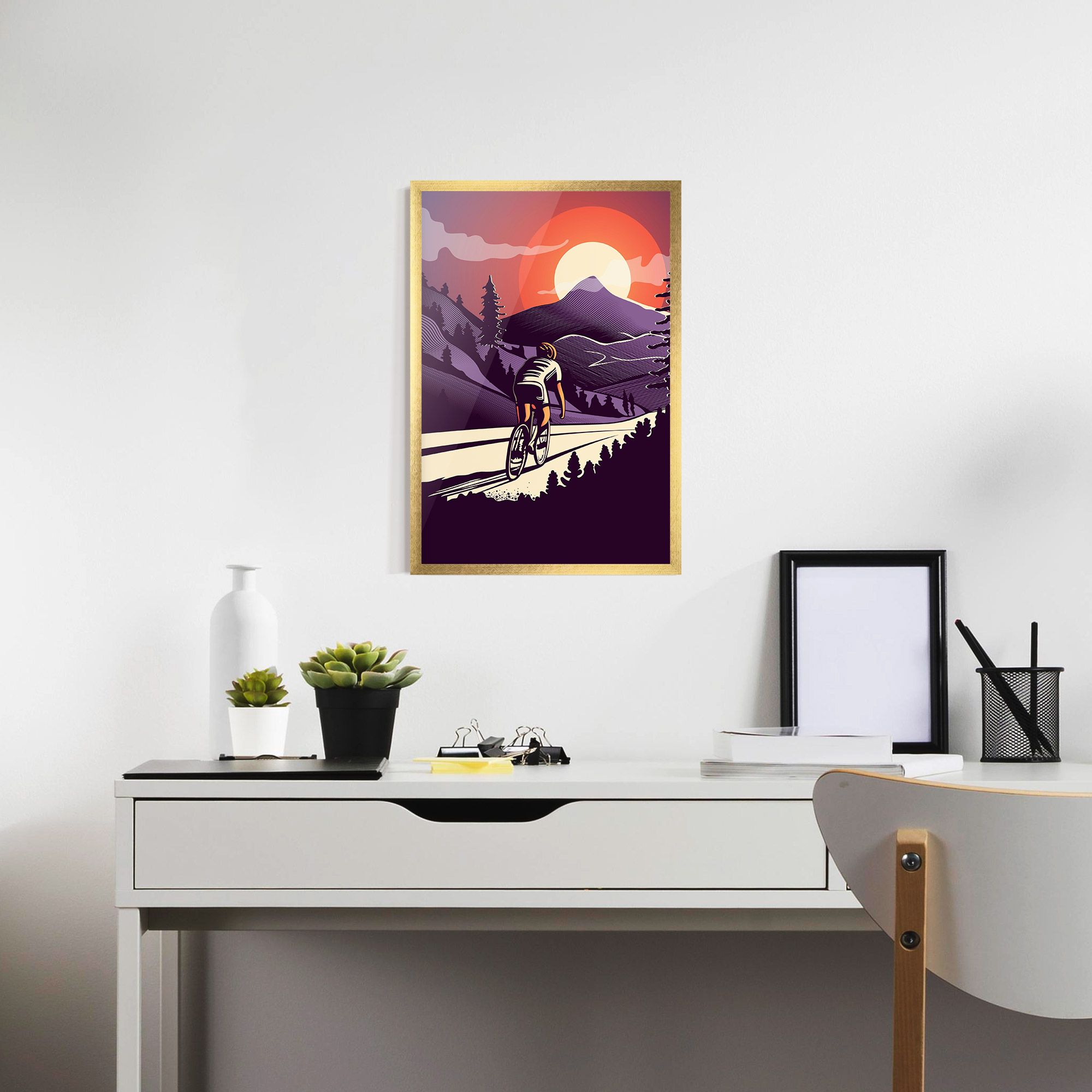 Cycling Sunset mockup 7