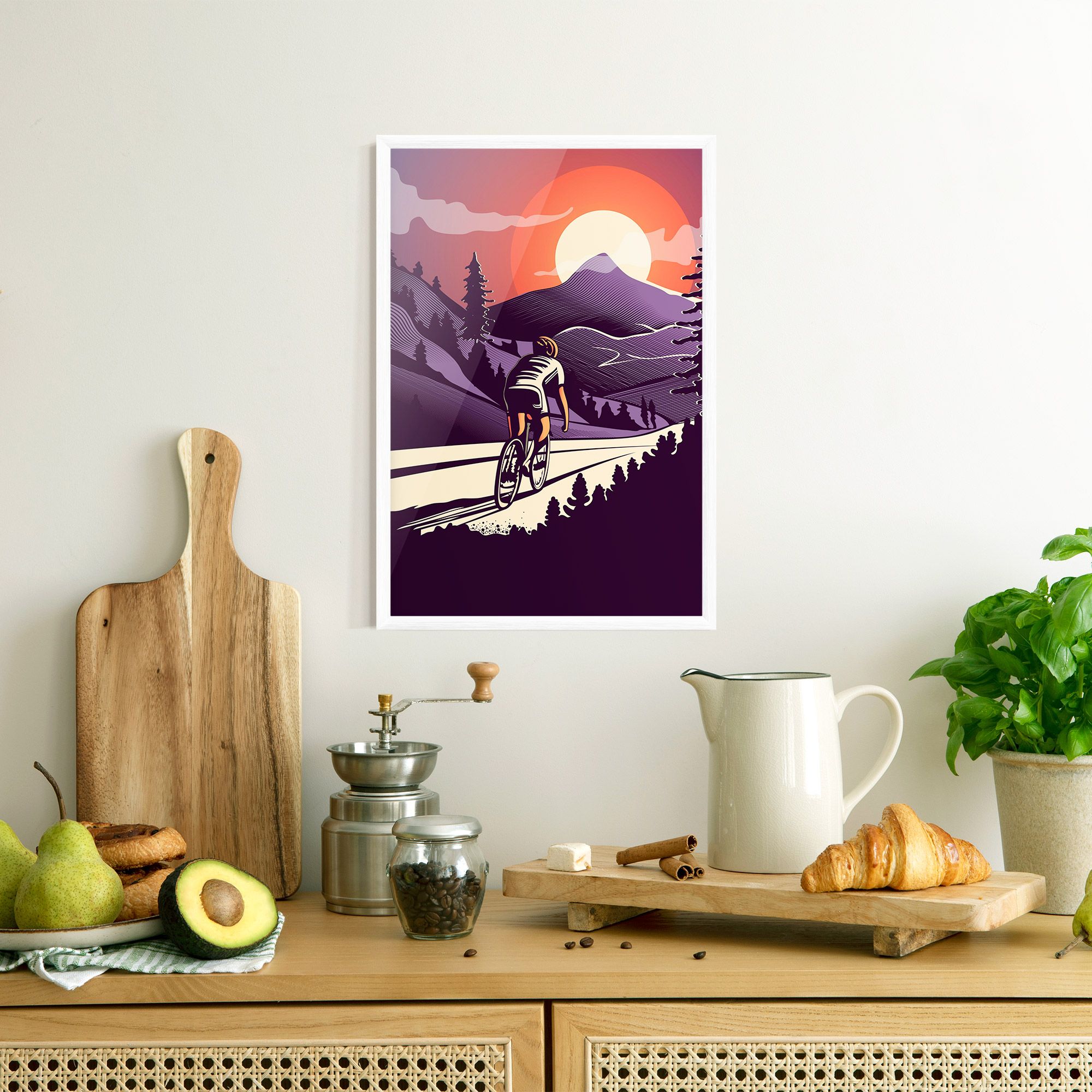 Cycling Sunset mockup 8
