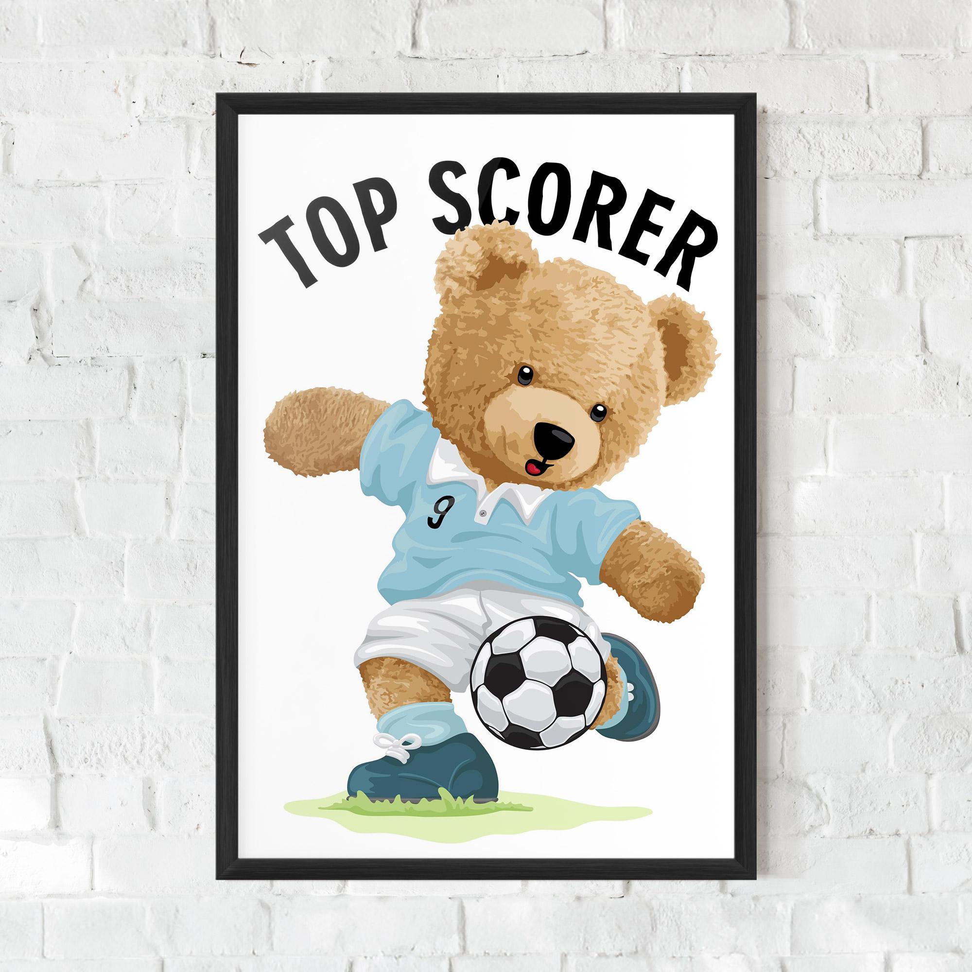 Keretezett Poszter Top Scorer mockup 0