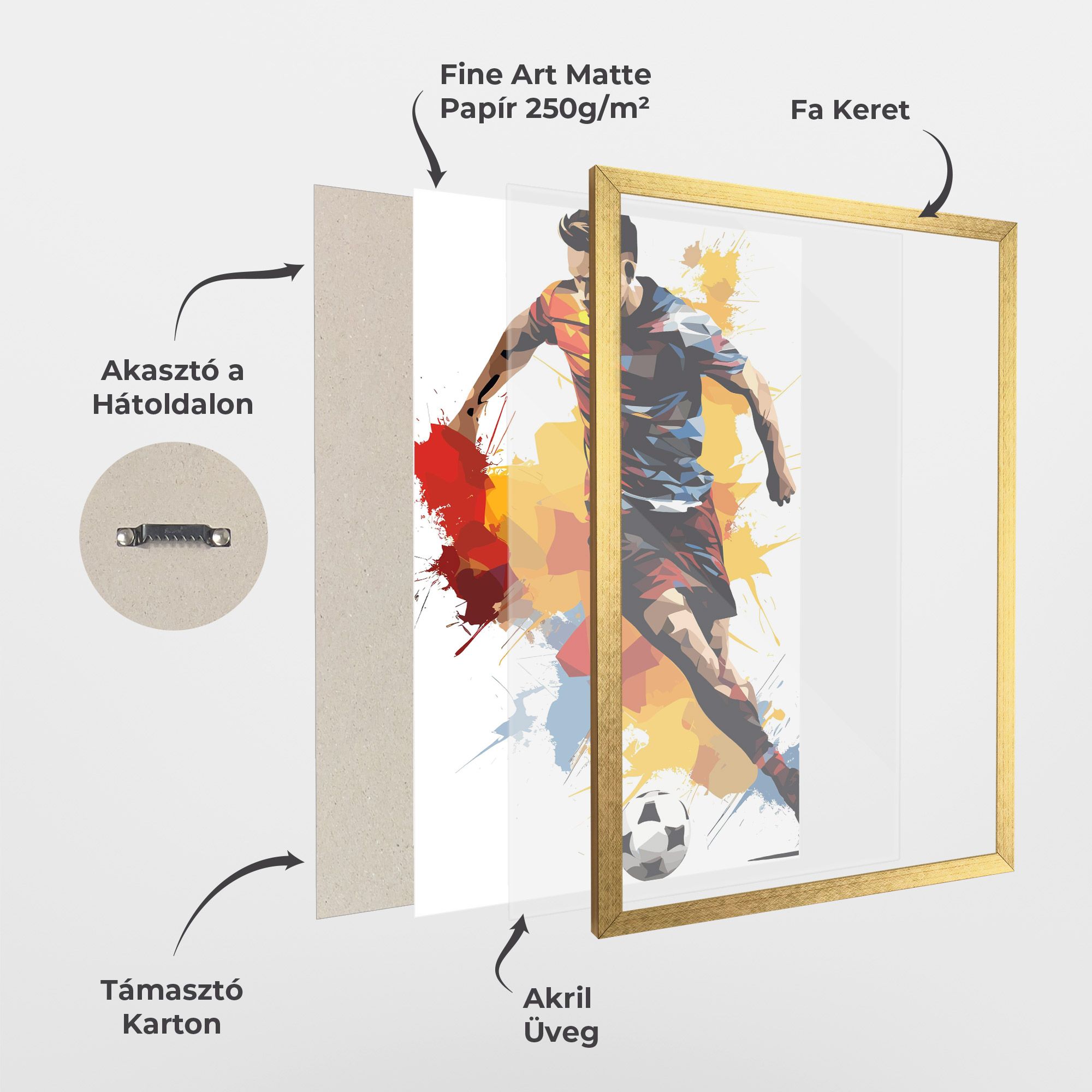 Yellow Paint Football mockup 1