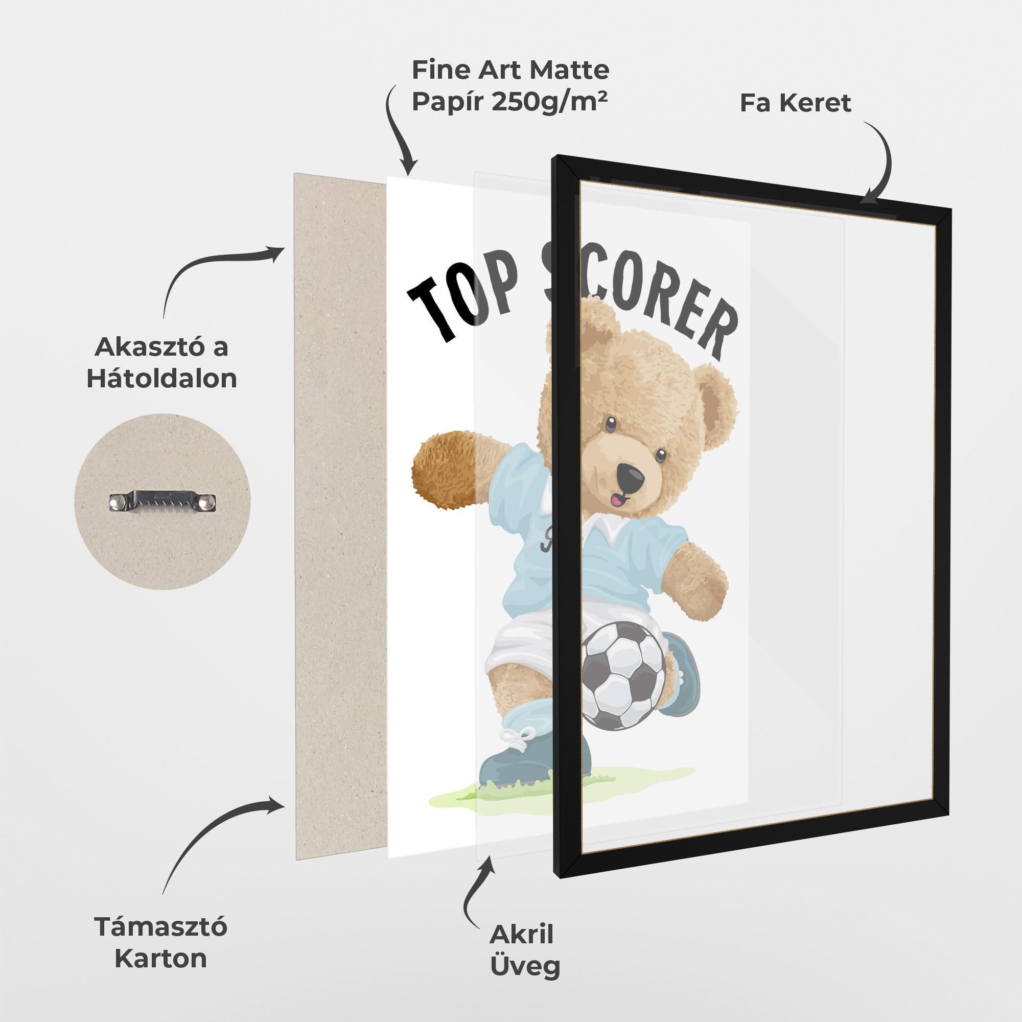 Keretezett Poszter Top Scorer mockup 1