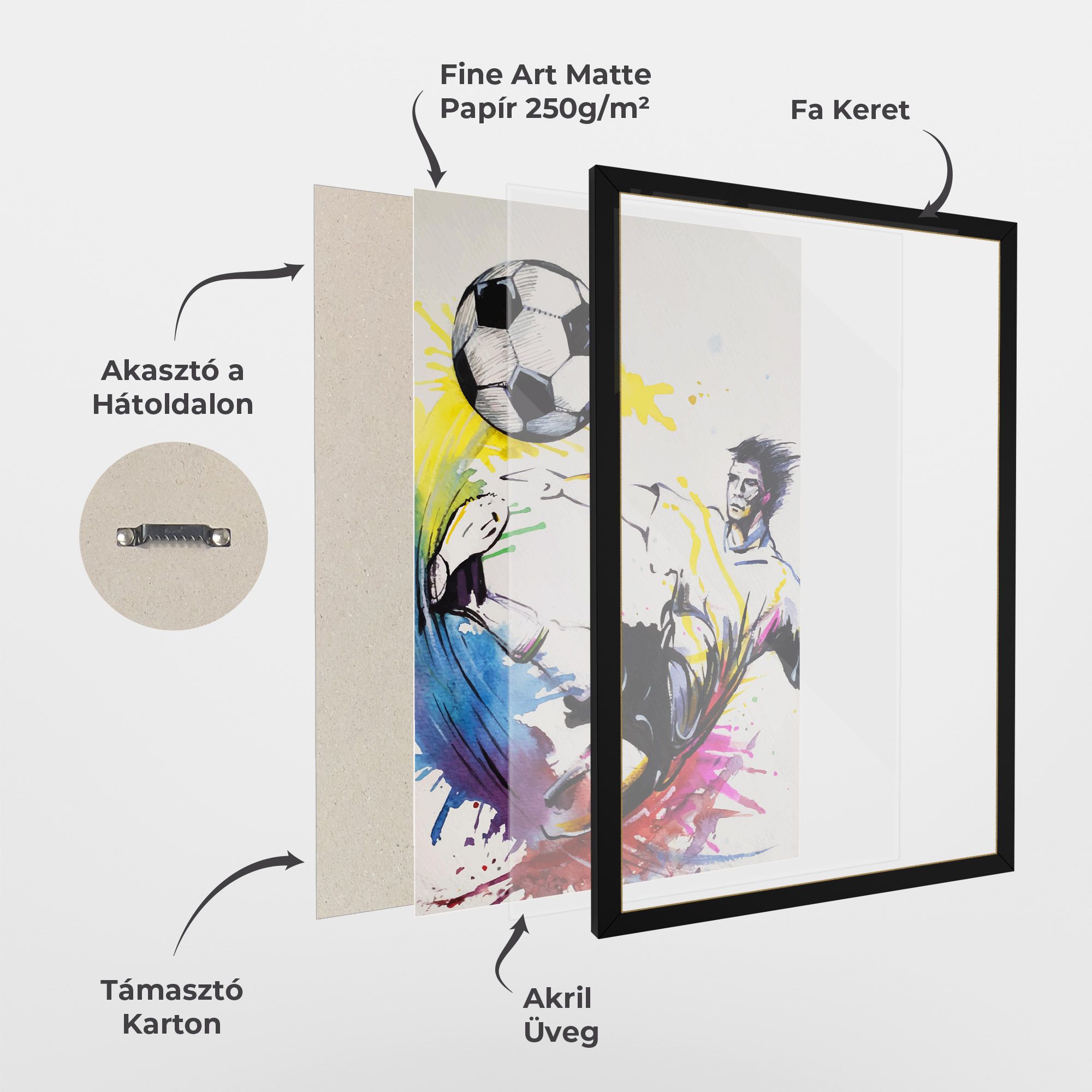 Yellow Art Football mockup 1