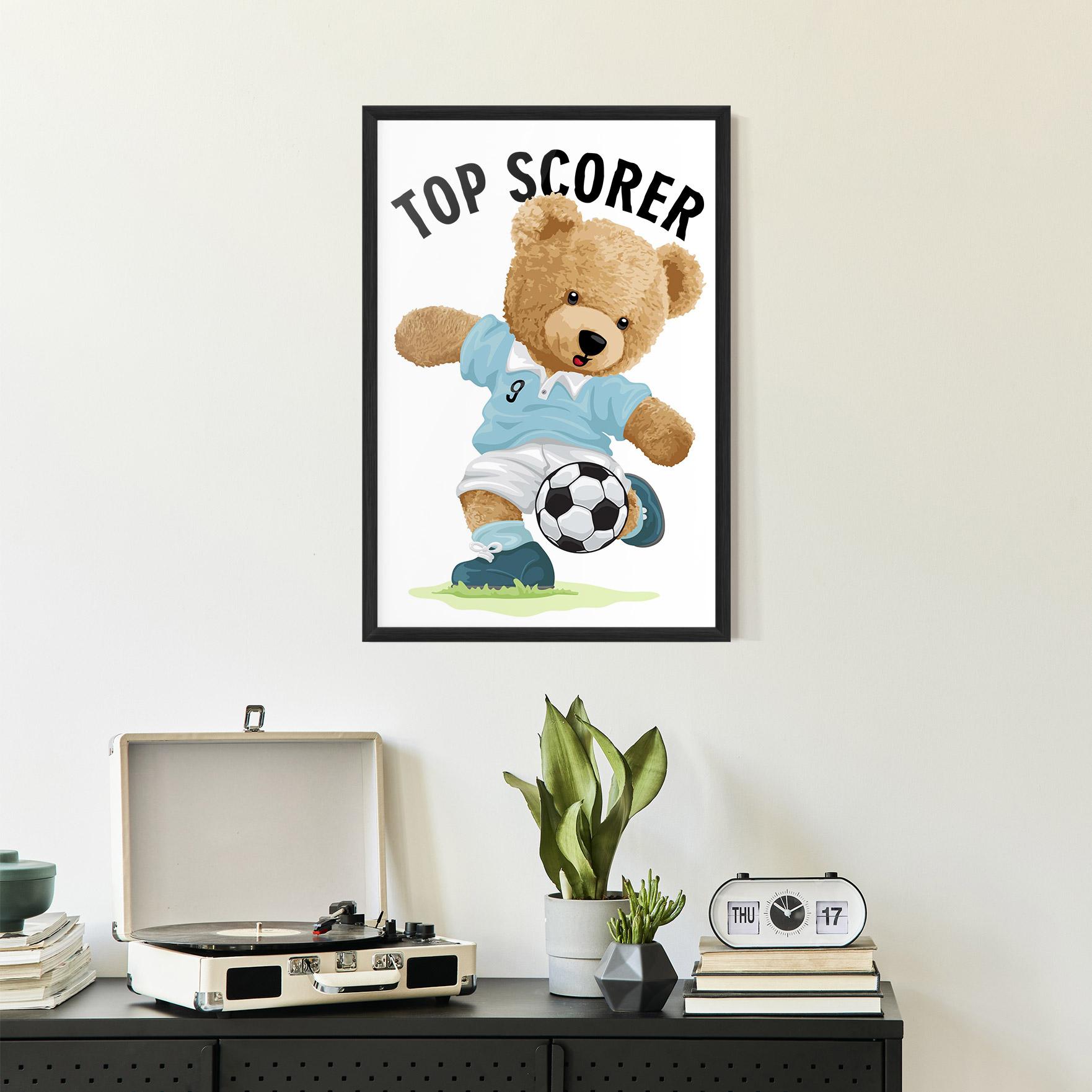 Keretezett Poszter Top Scorer mockup 2