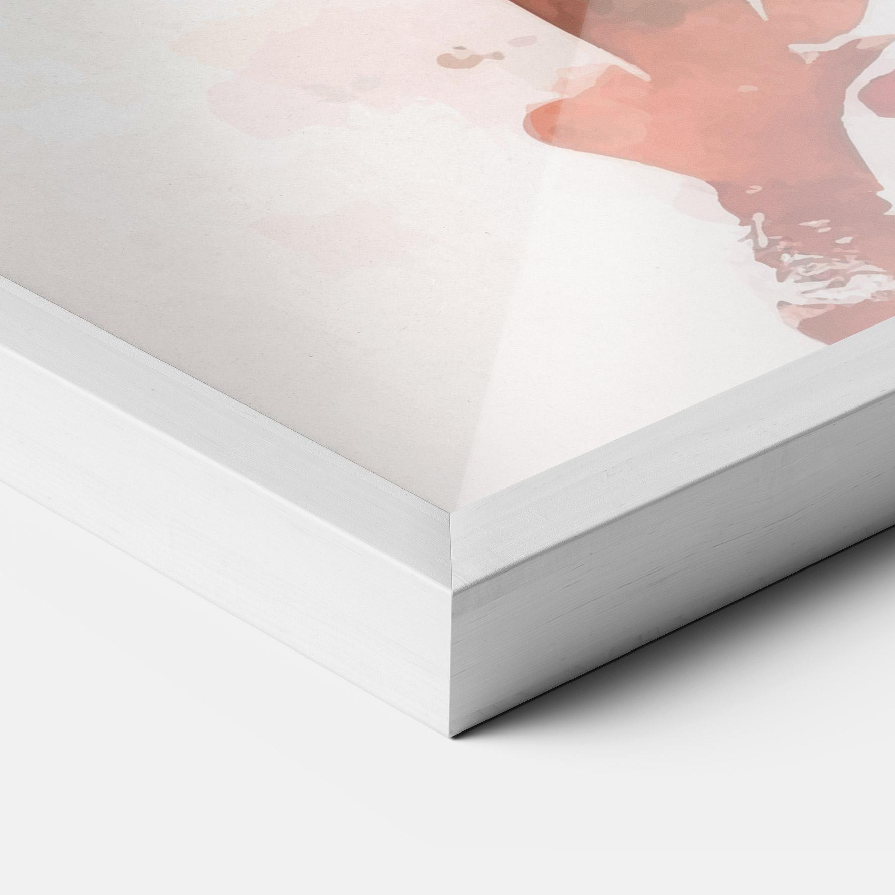 Keretezett Poszter Green Football mockup 3