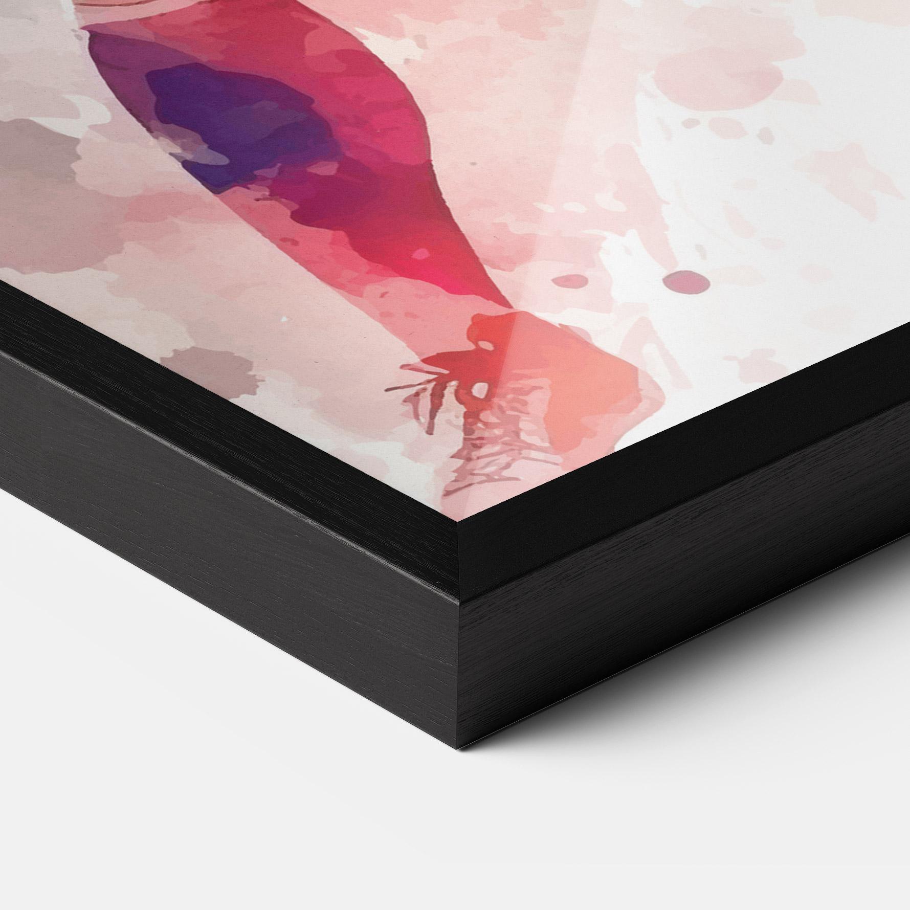 Keretezett Poszter Football Watercolor mockup 3