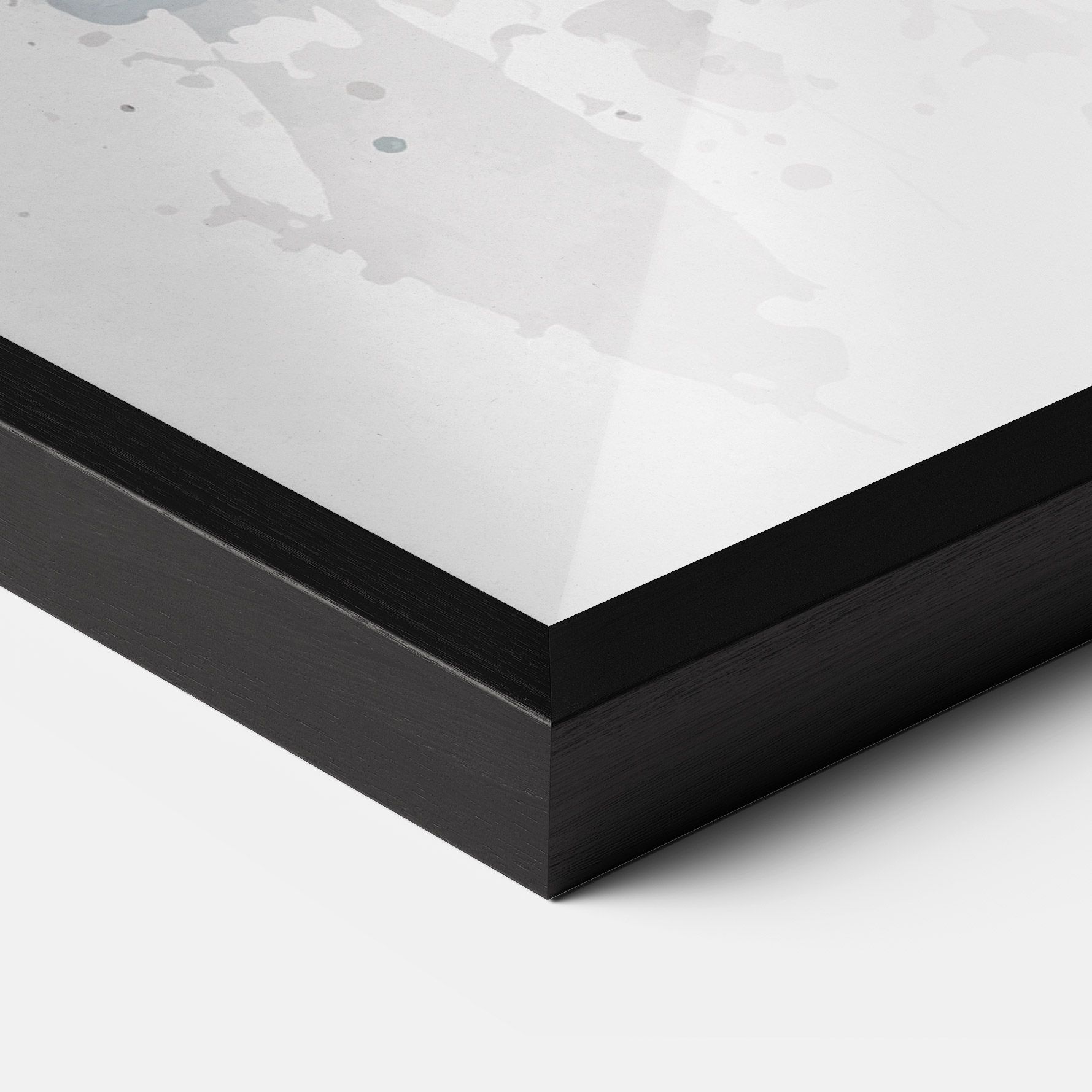 Watercolor Football mockup 3