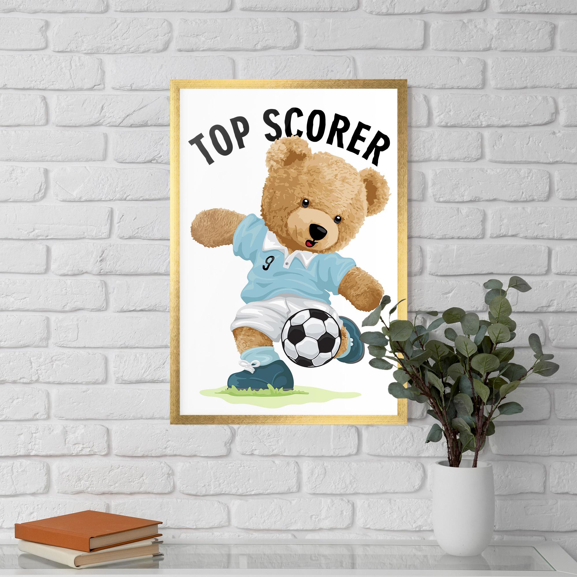 Keretezett Poszter Top Scorer mockup 5