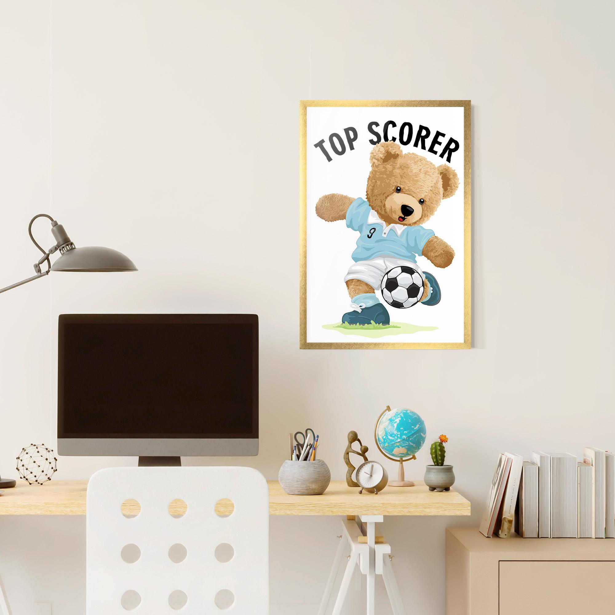 Keretezett Poszter Top Scorer mockup 6