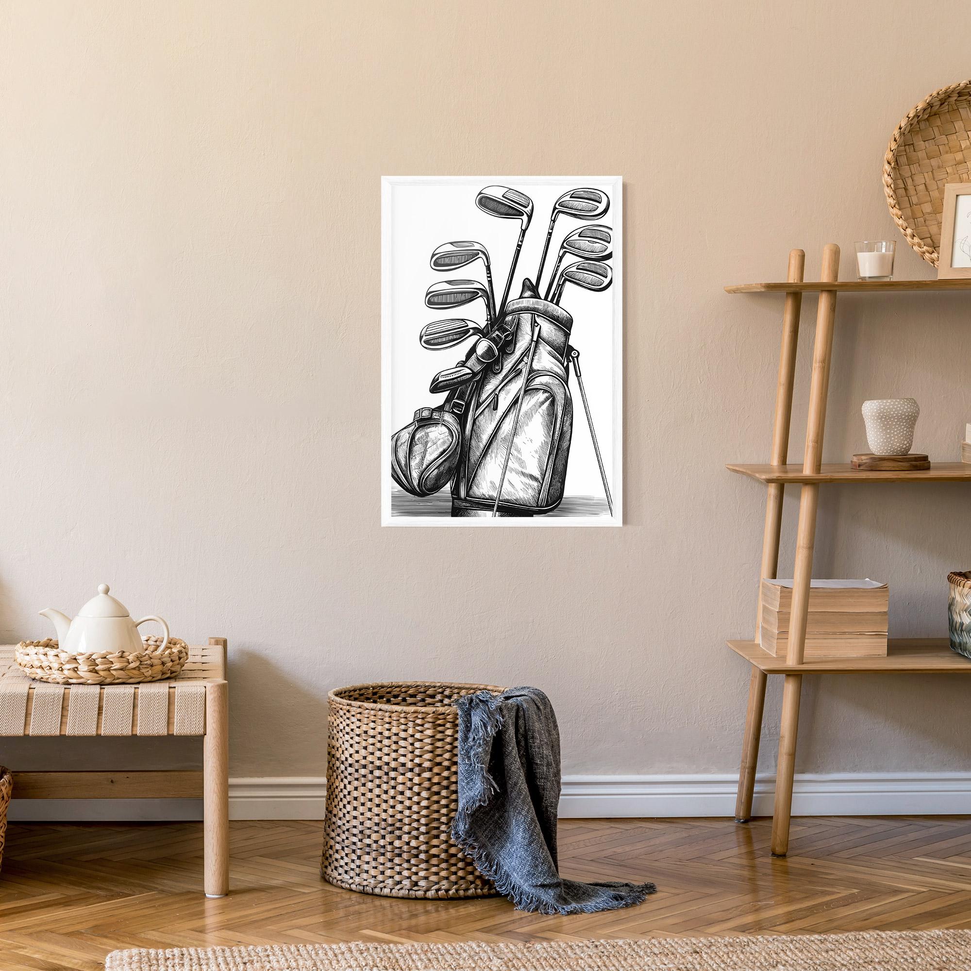 Keretezett Poszter Golf Club mockup 9