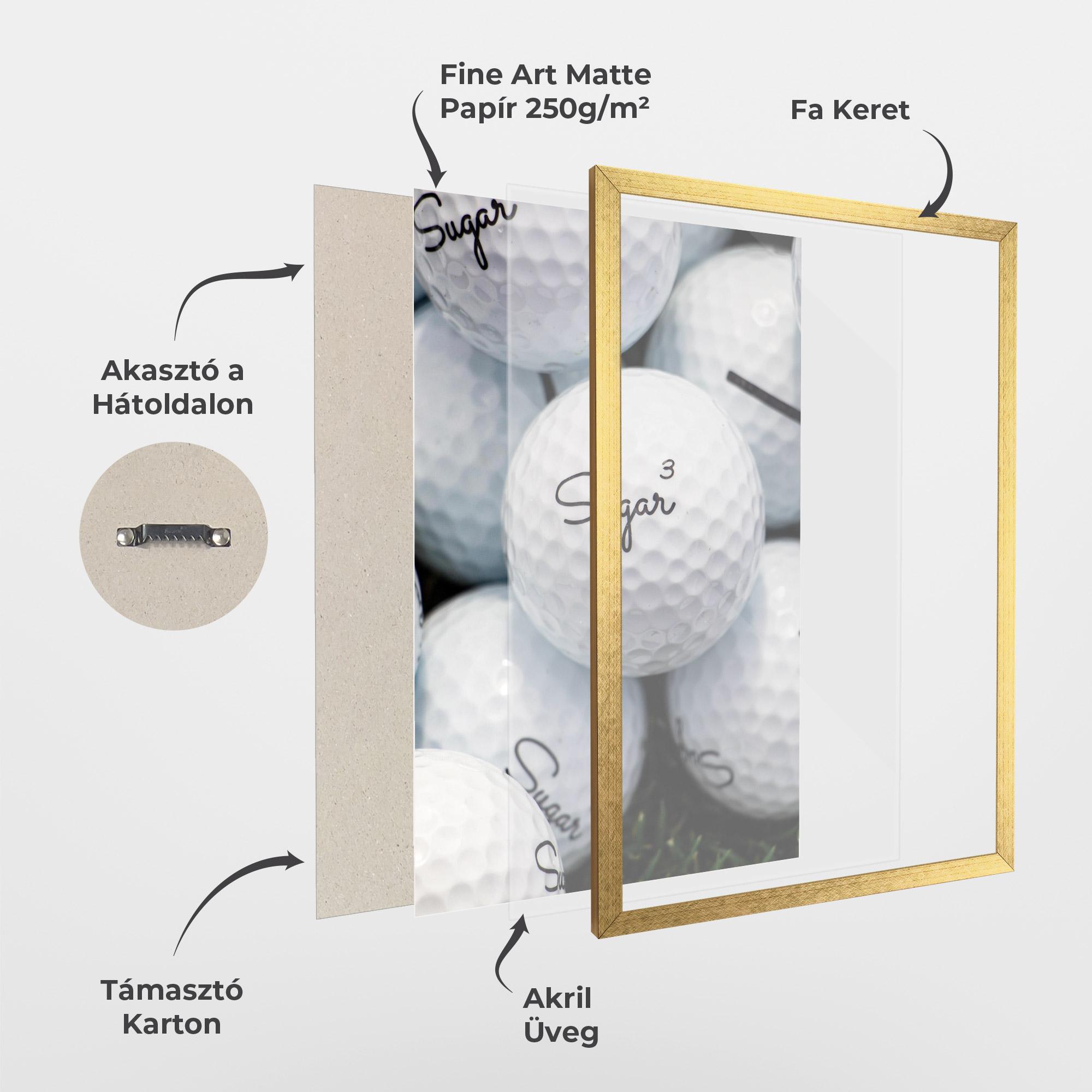 Keretezett Poszter Sugar Ball Close Up mockup 1