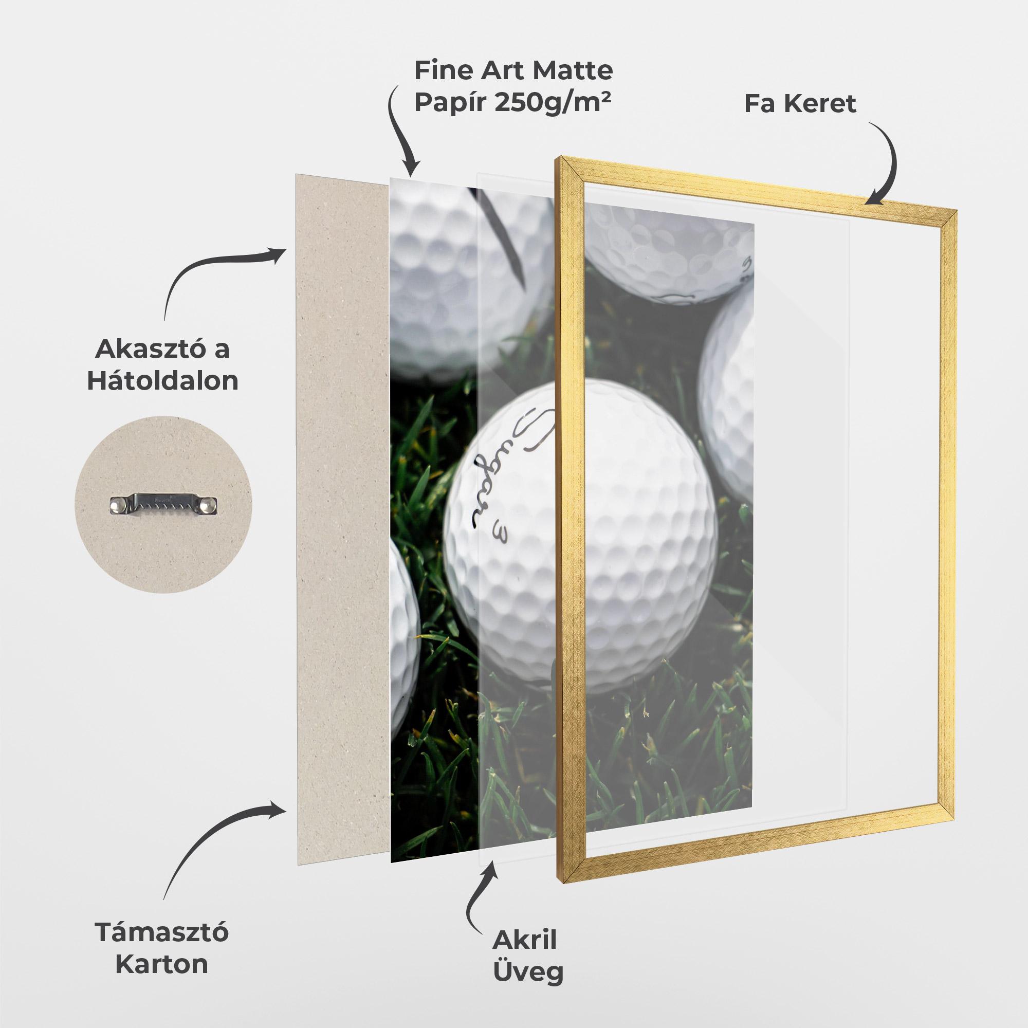 Keretezett Poszter Sugar Golf mockup 1