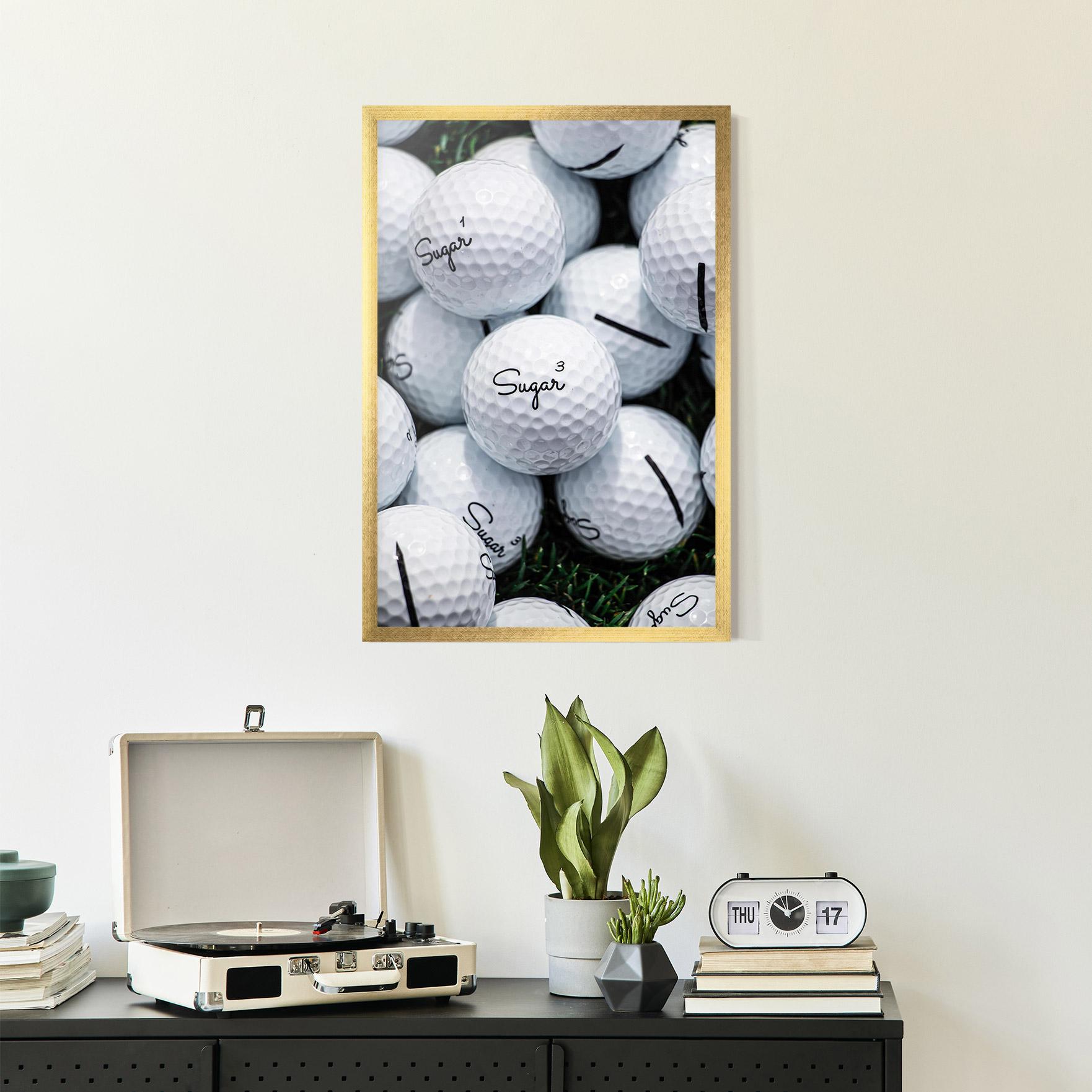 Keretezett Poszter Sugar Golf Balls mockup 2