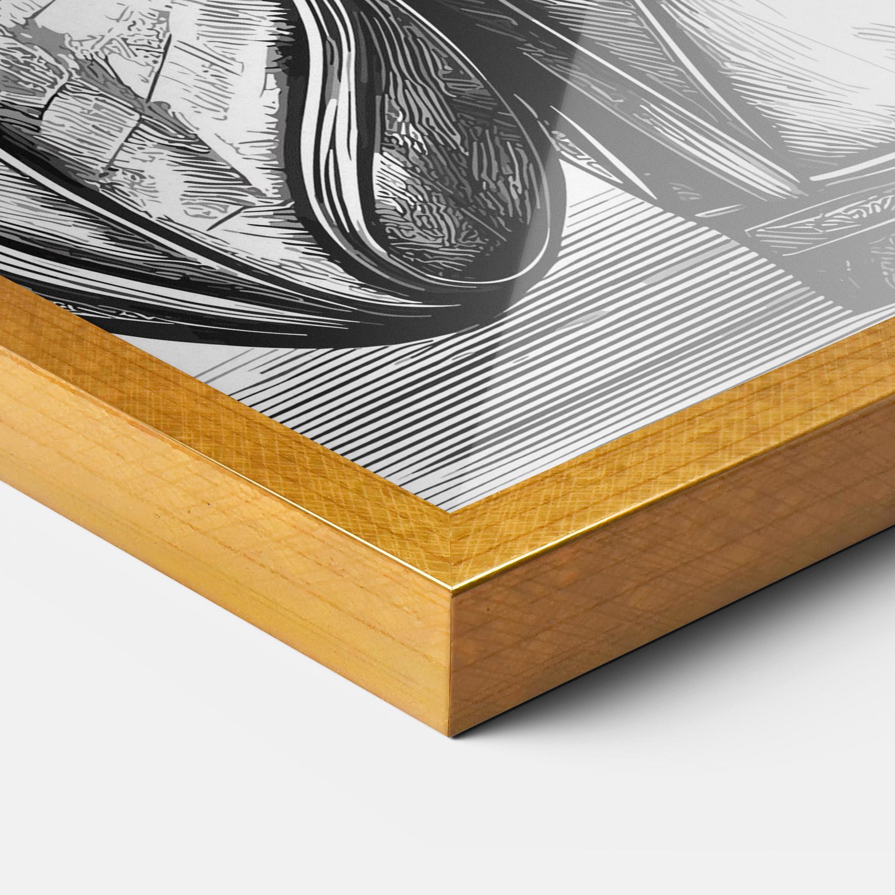 Keretezett Poszter Golf Club mockup 3