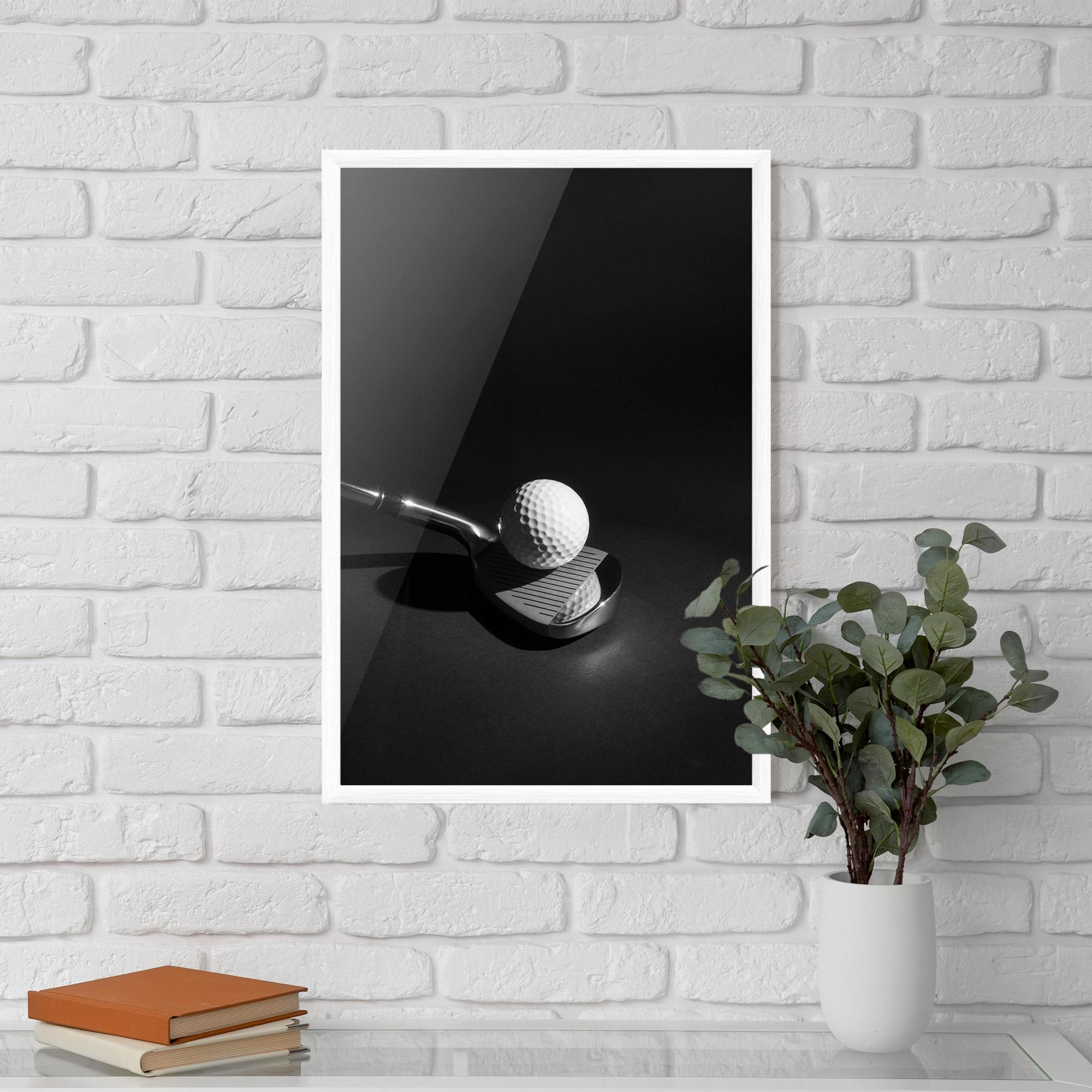 Keretezett Poszter Golf Equipment mockup 5