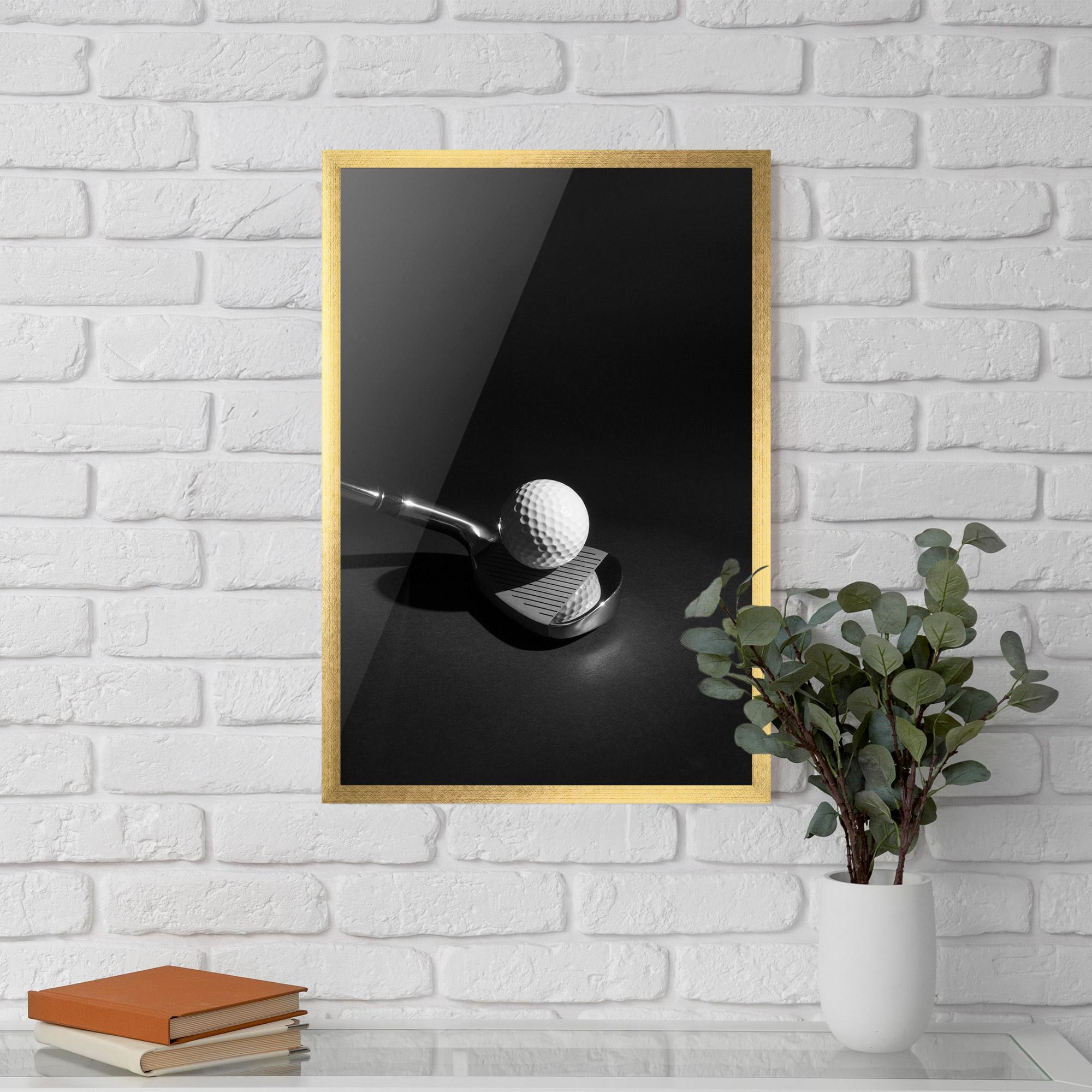 Keretezett Poszter Golf Equipment mockup 5