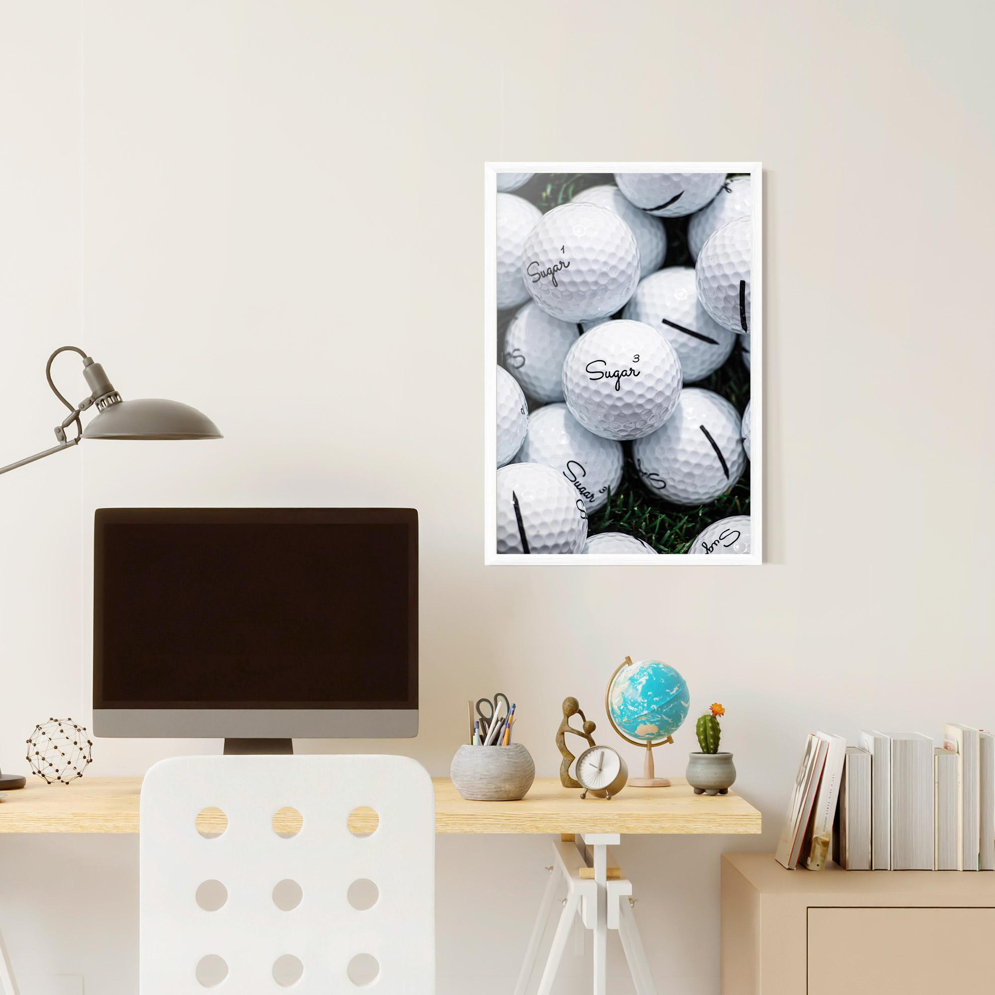 Keretezett Poszter Sugar Golf Balls mockup 6