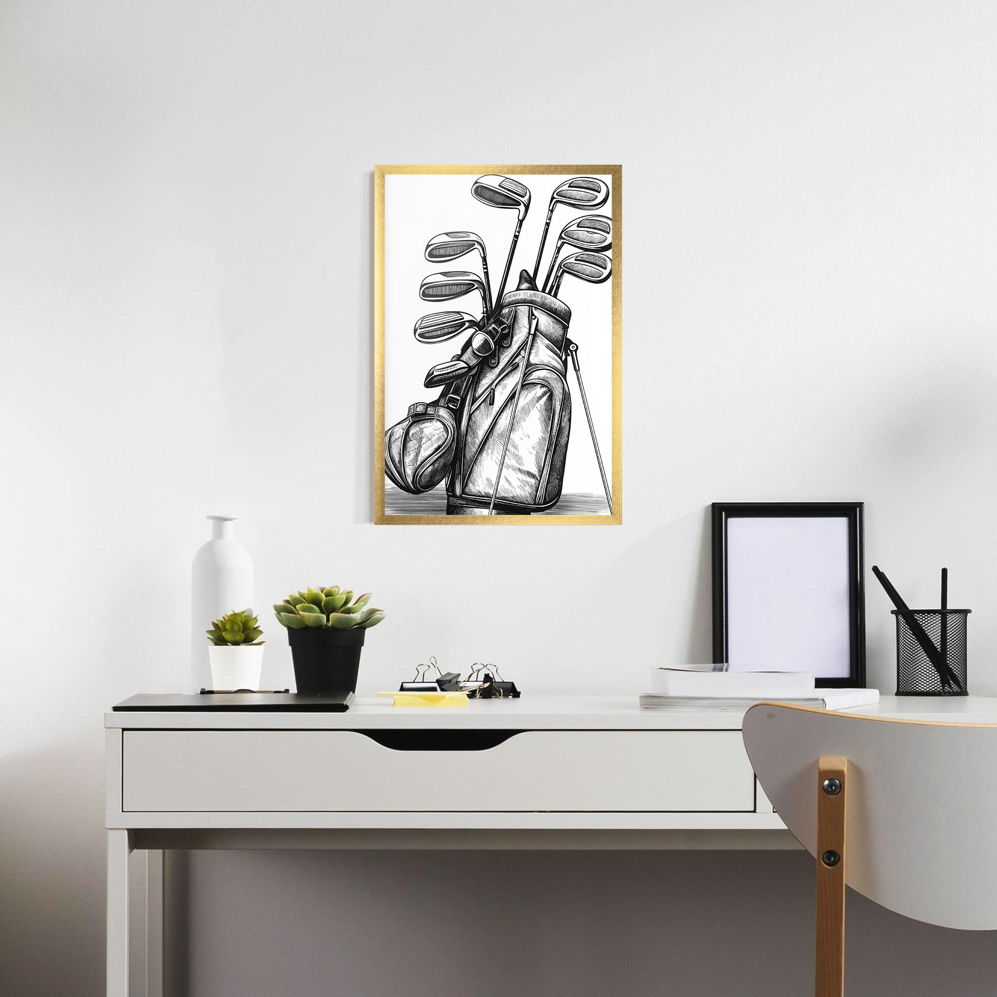 Keretezett Poszter Golf Club mockup 7