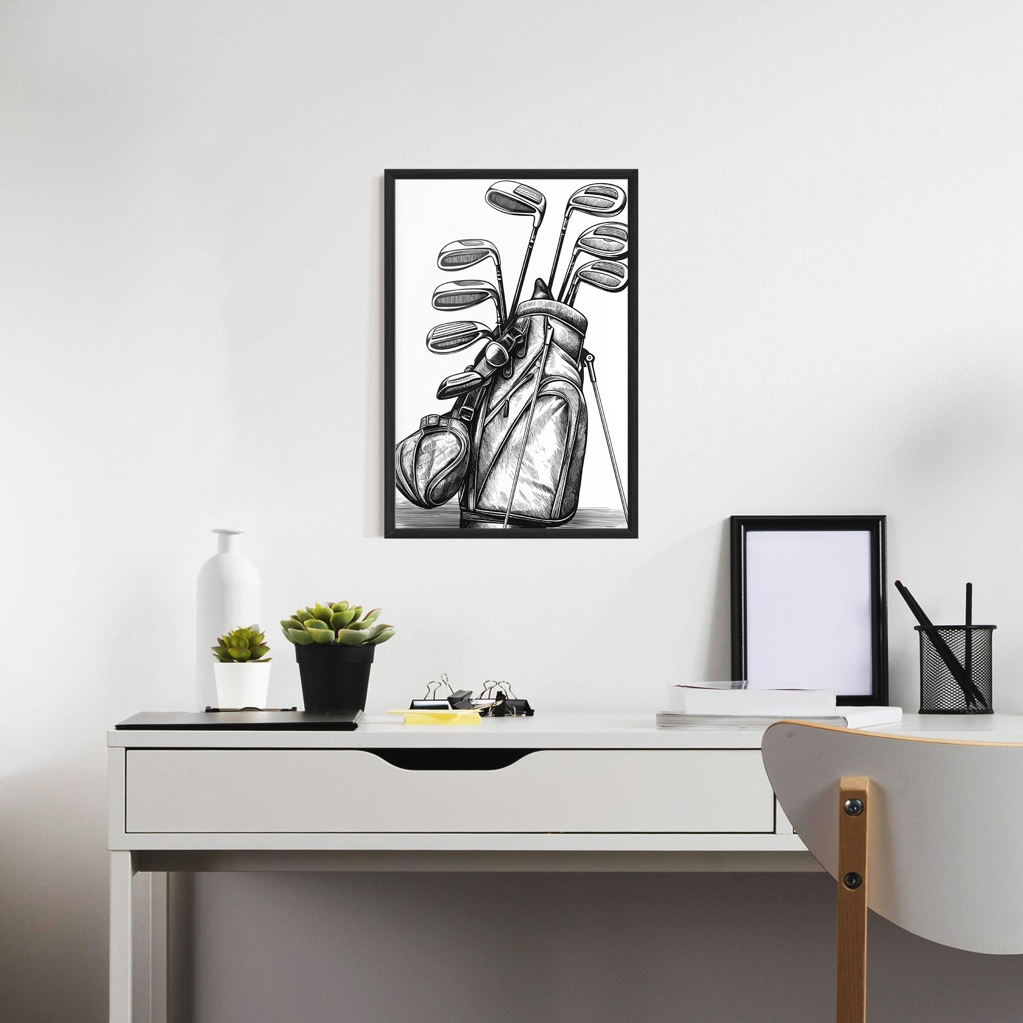 Keretezett Poszter Golf Club mockup 7