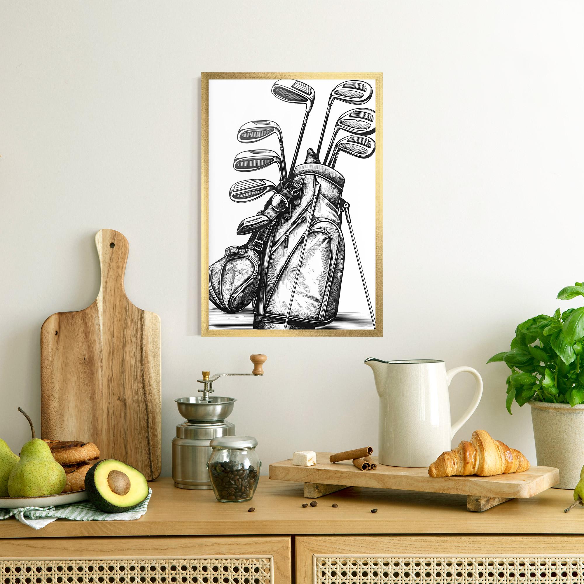 Keretezett Poszter Golf Club mockup 8